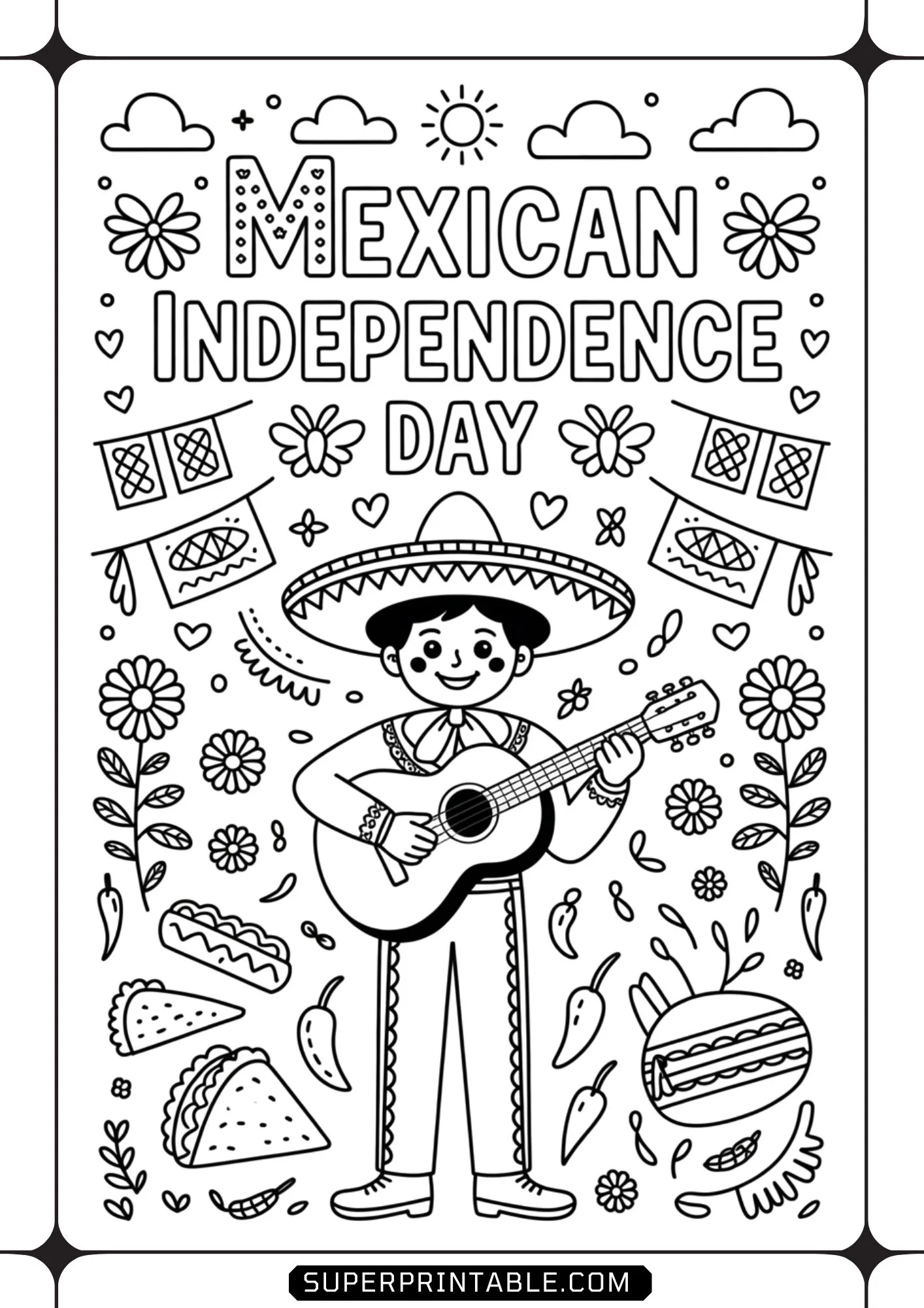 Hello September Coloring Pages 7