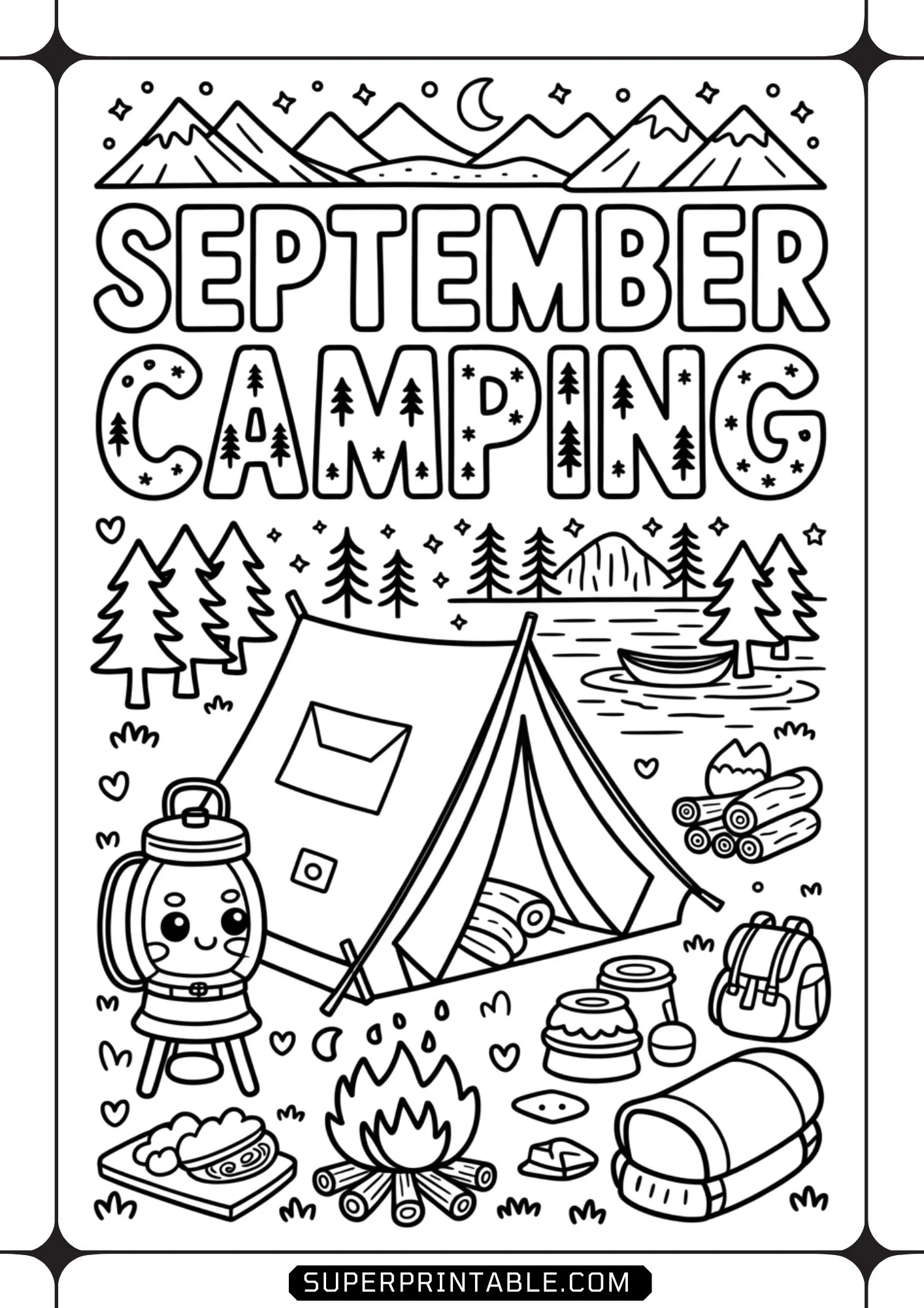 Hello September Coloring Pages 9
