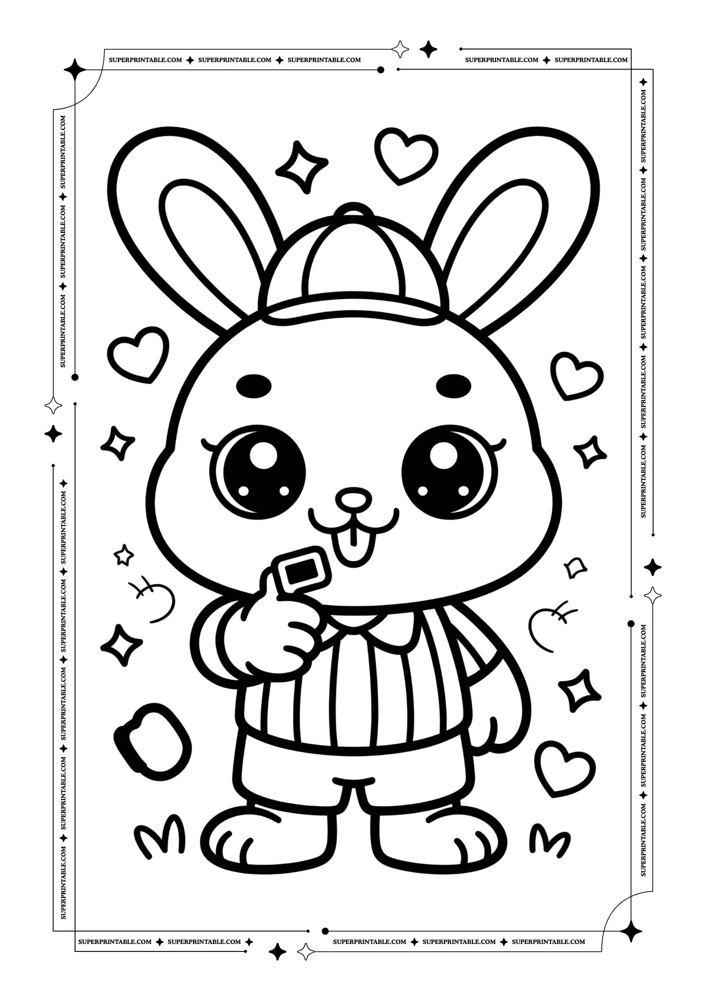 Kawaii Football Coloring Pages For Toddlers 5