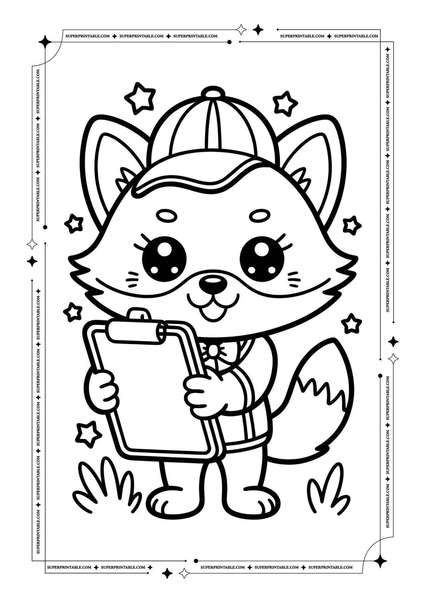 Kawaii Football Coloring Pages For Toddlers 7