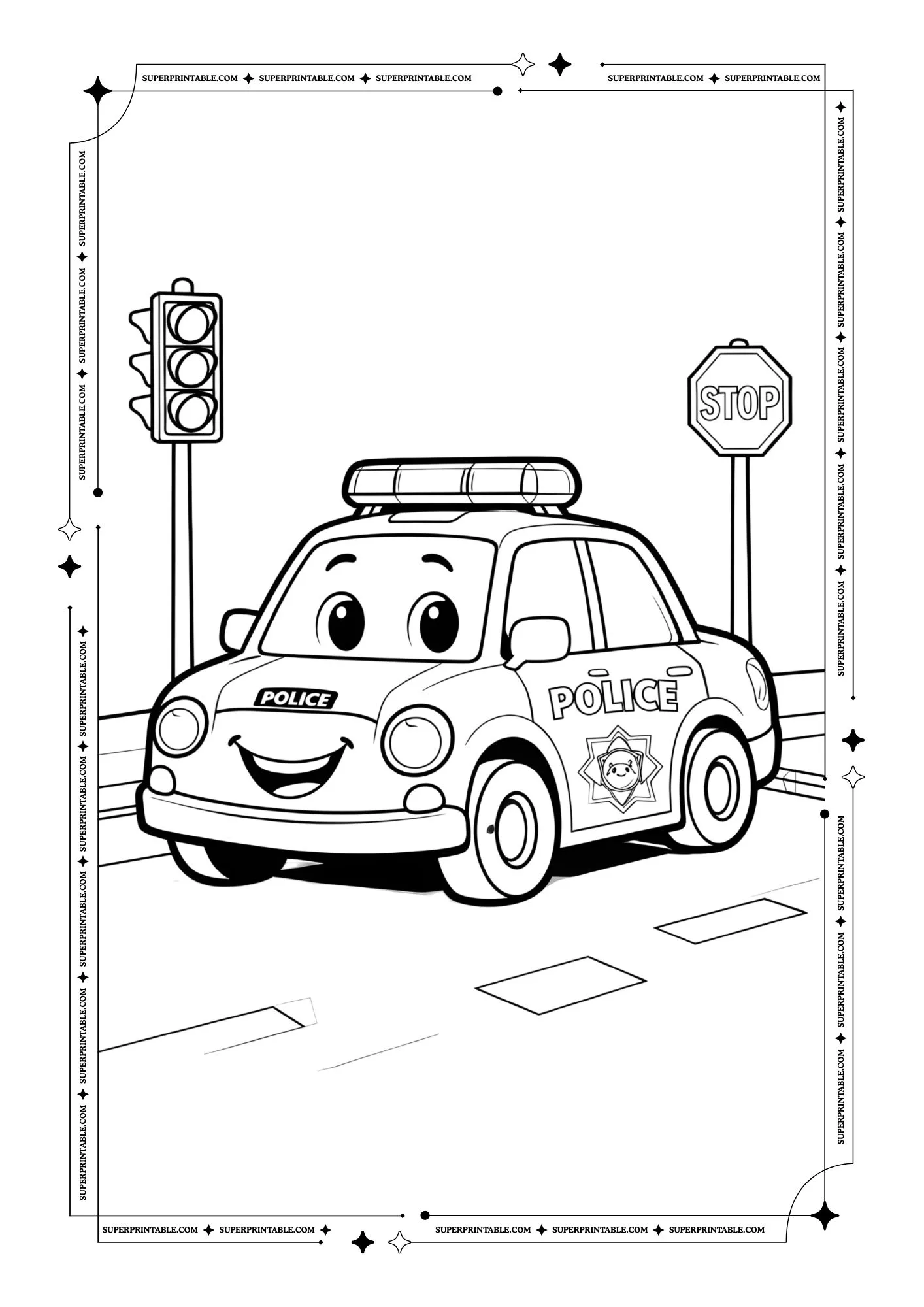 Kids Cars Coloring Pages 18