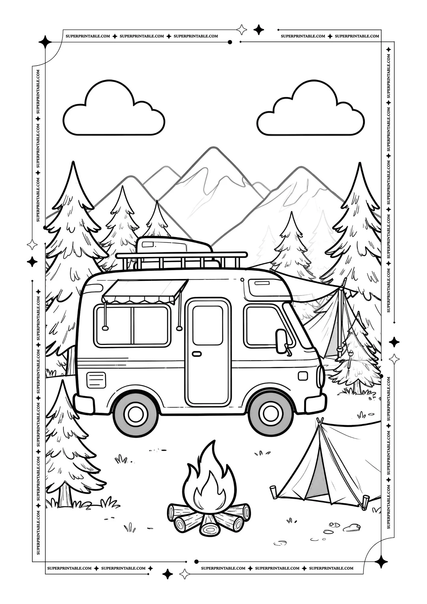 Kids Cars Coloring Pages 5