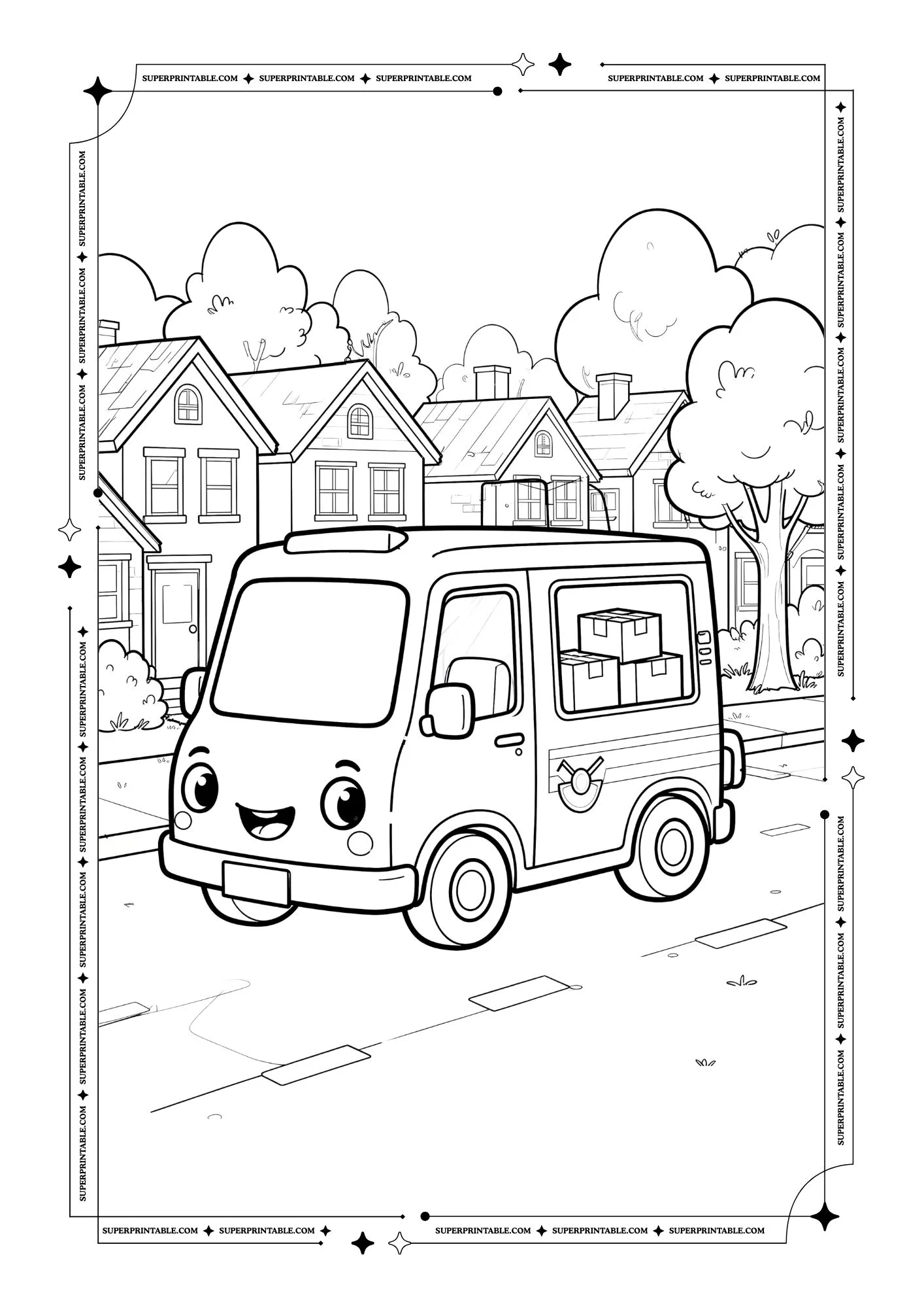 Kids Cars Coloring Pages 7