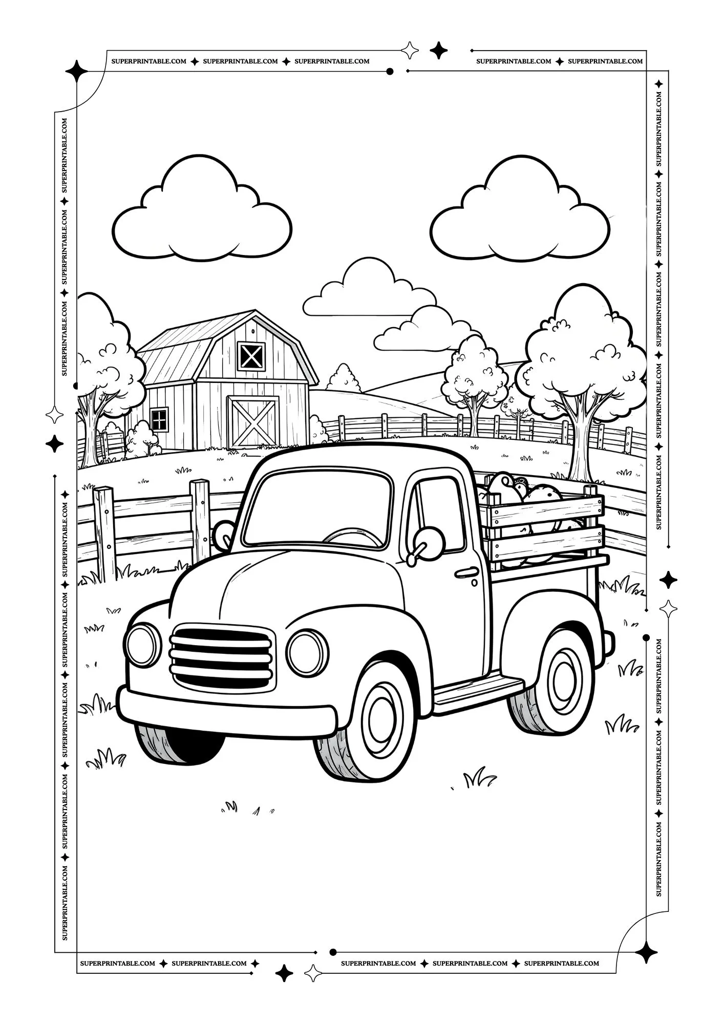 Kids Cars Coloring Pages 9