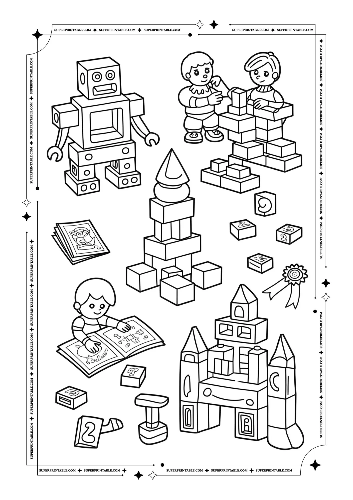 Kids Toy Coloring Pages 3