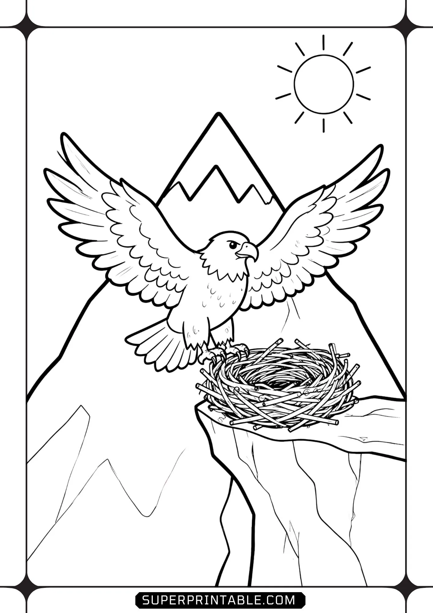 Mountain Lovers Kids Coloring Pages 6