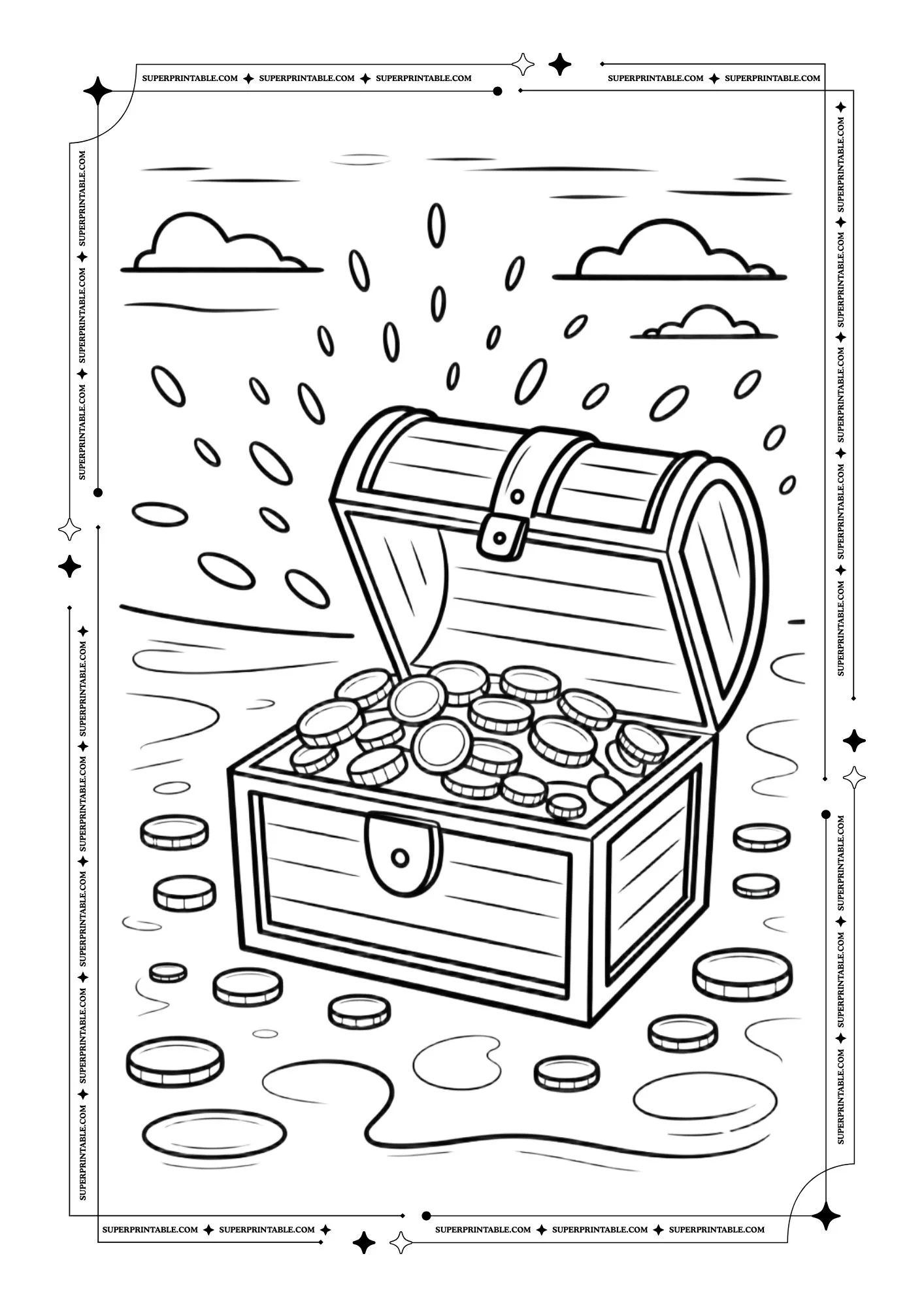 Mr. Sponge Funny Coloring Pages 8