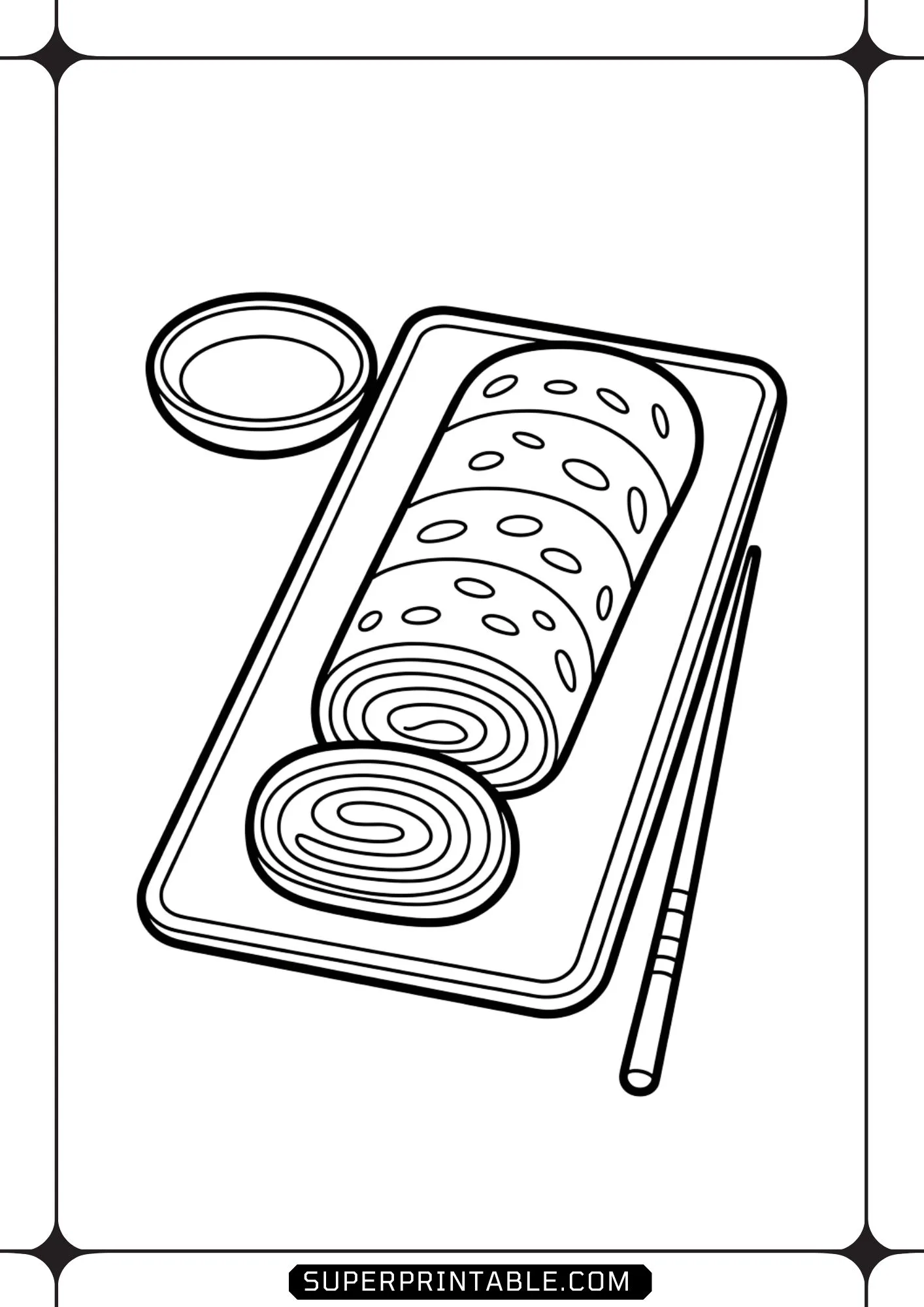 Omelet Coloring Pages 1