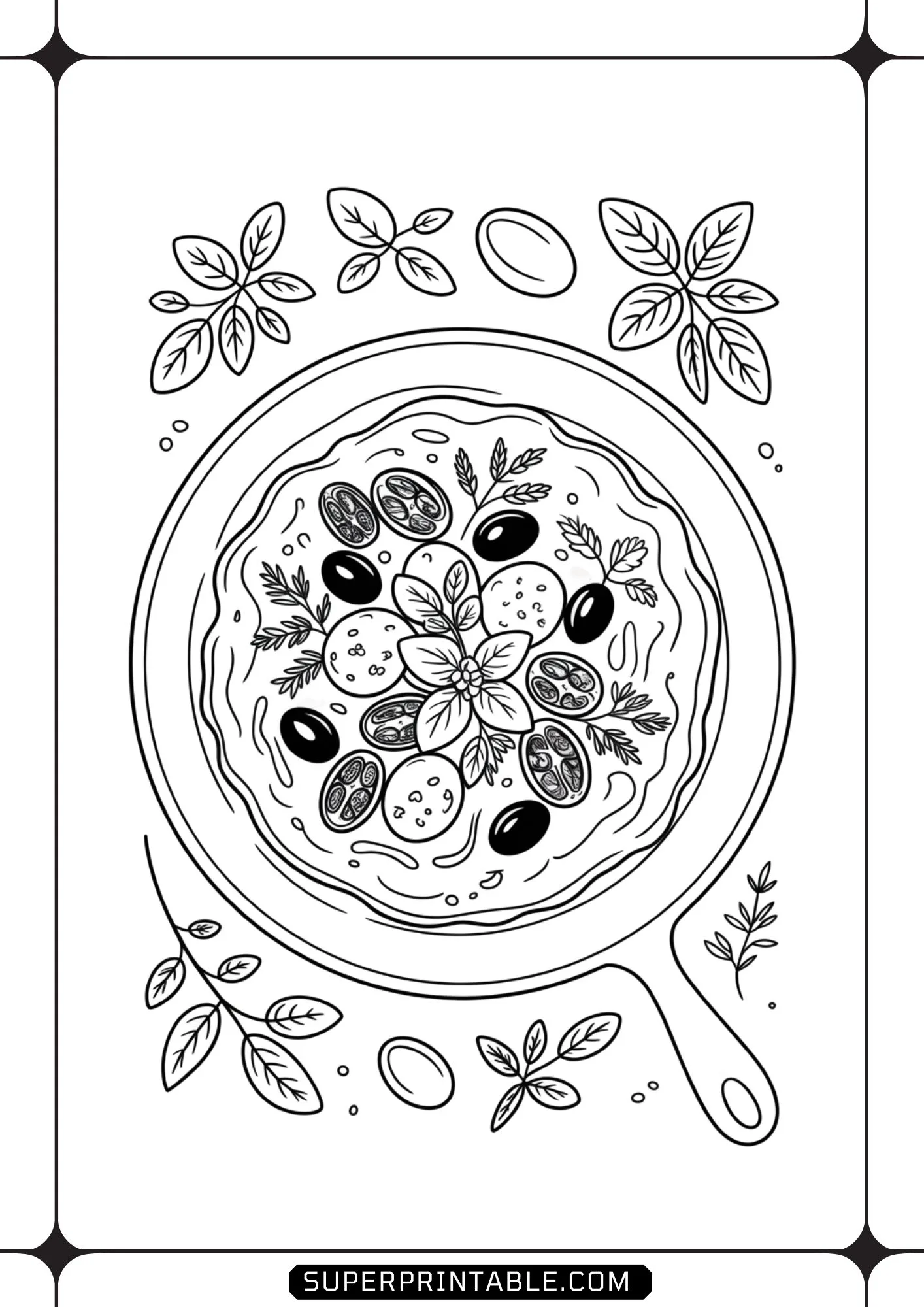 Omelet Coloring Pages 2