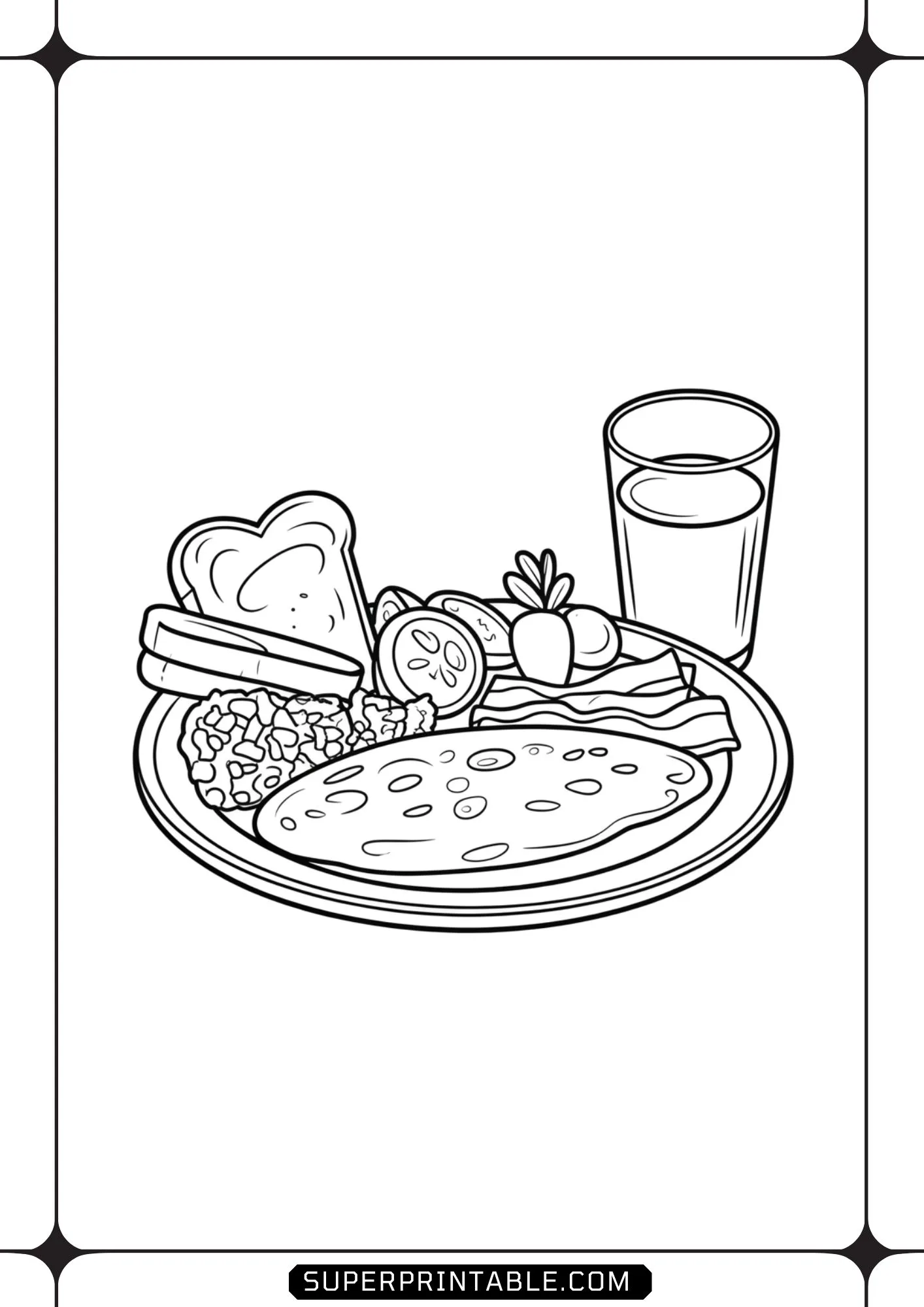 Omelet Coloring Pages 3