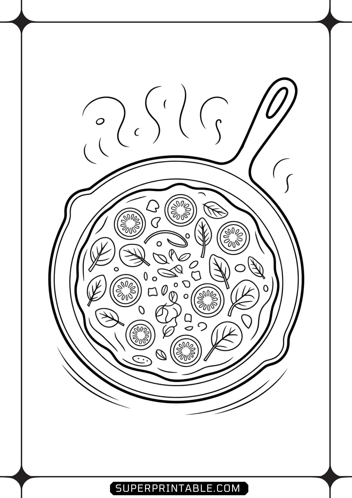 Omelet Coloring Pages 6