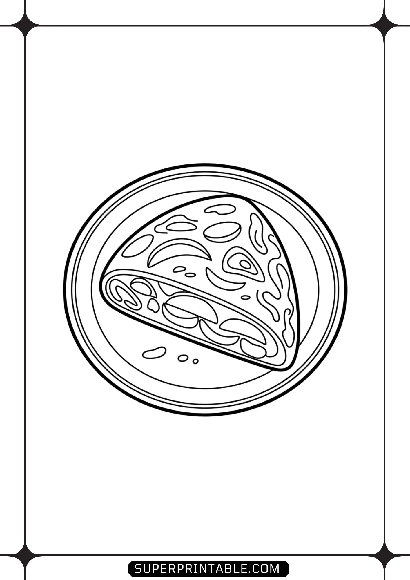 Omelet Coloring Pages 8