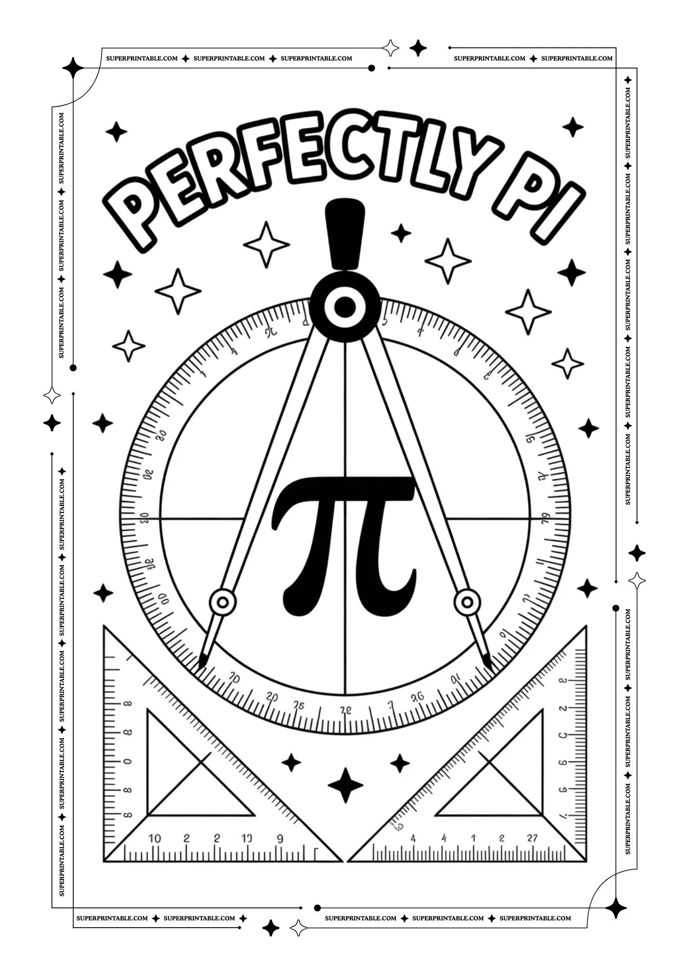 Pi Day Coloring Pages 4