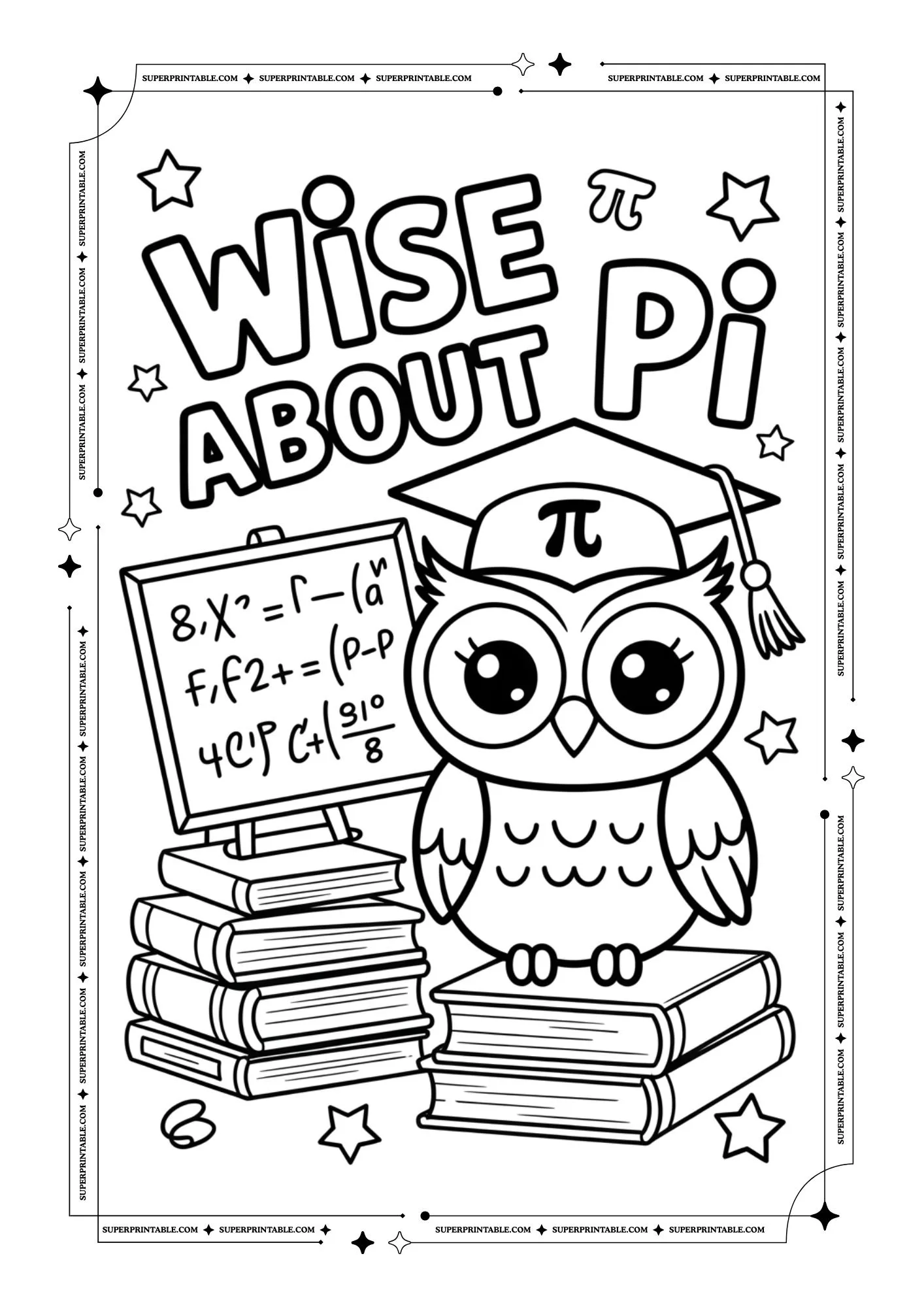 Pi Day Coloring Pages 6