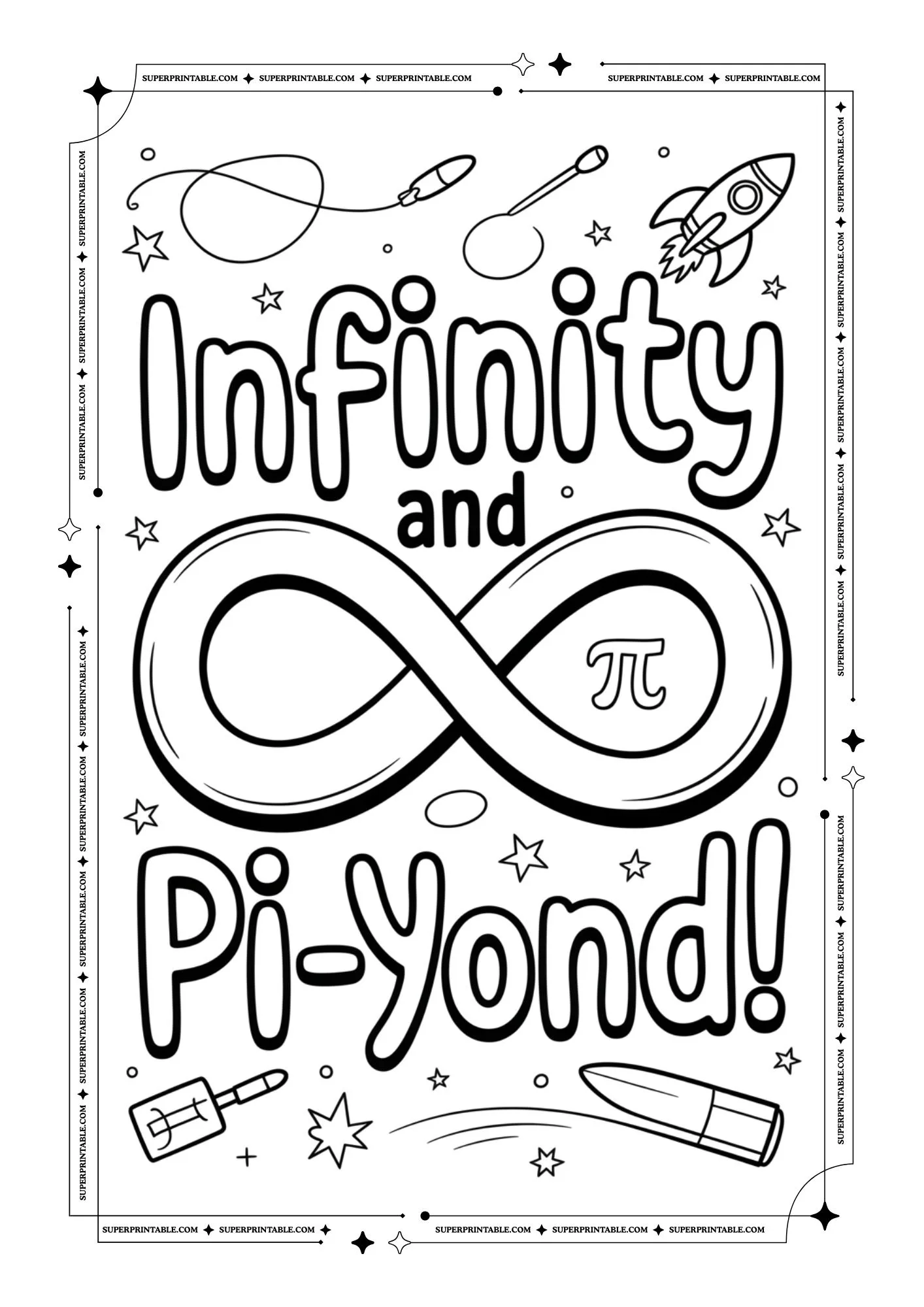 Pi Day Coloring Pages 8