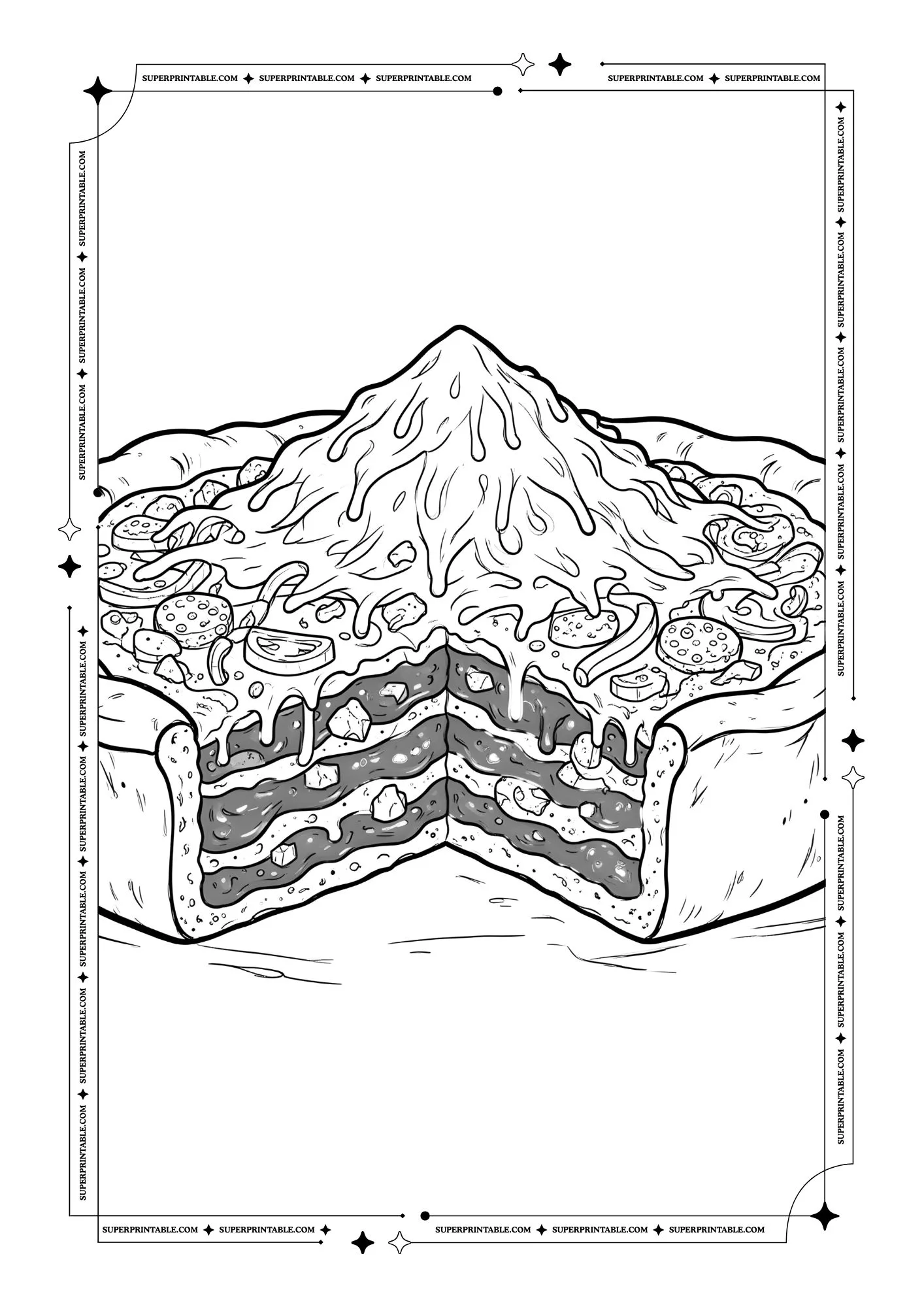 Pizza Coloring Pages 02
