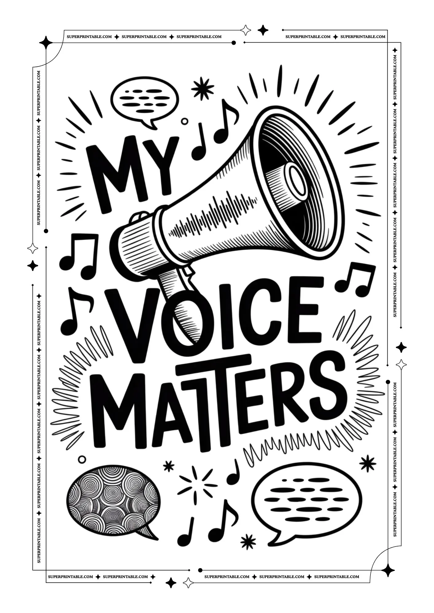 Positive Affirmation Self Esteem Coloring Pages For Adults 1