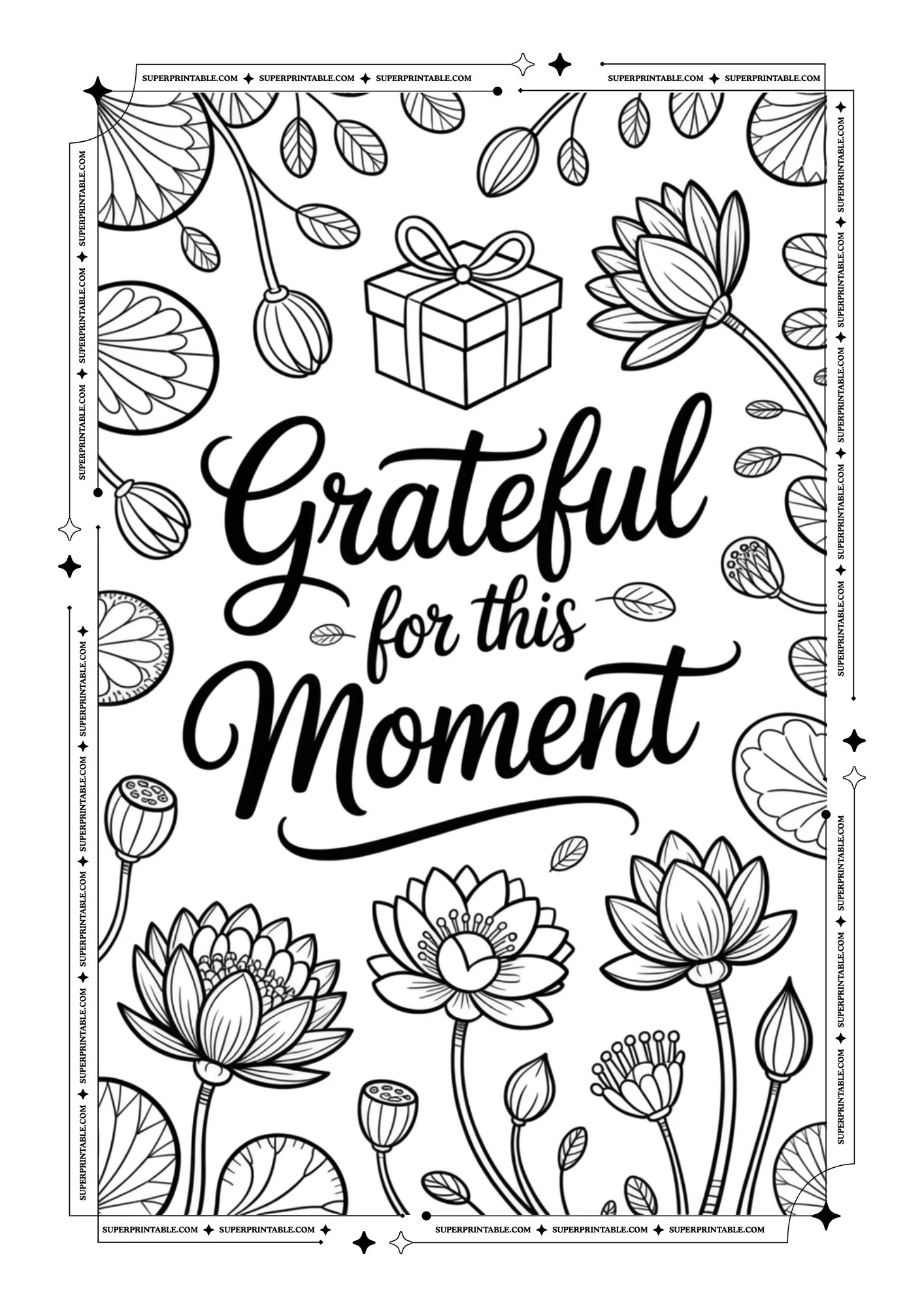 Positive Affirmation Self Esteem Coloring Pages For Adults 3