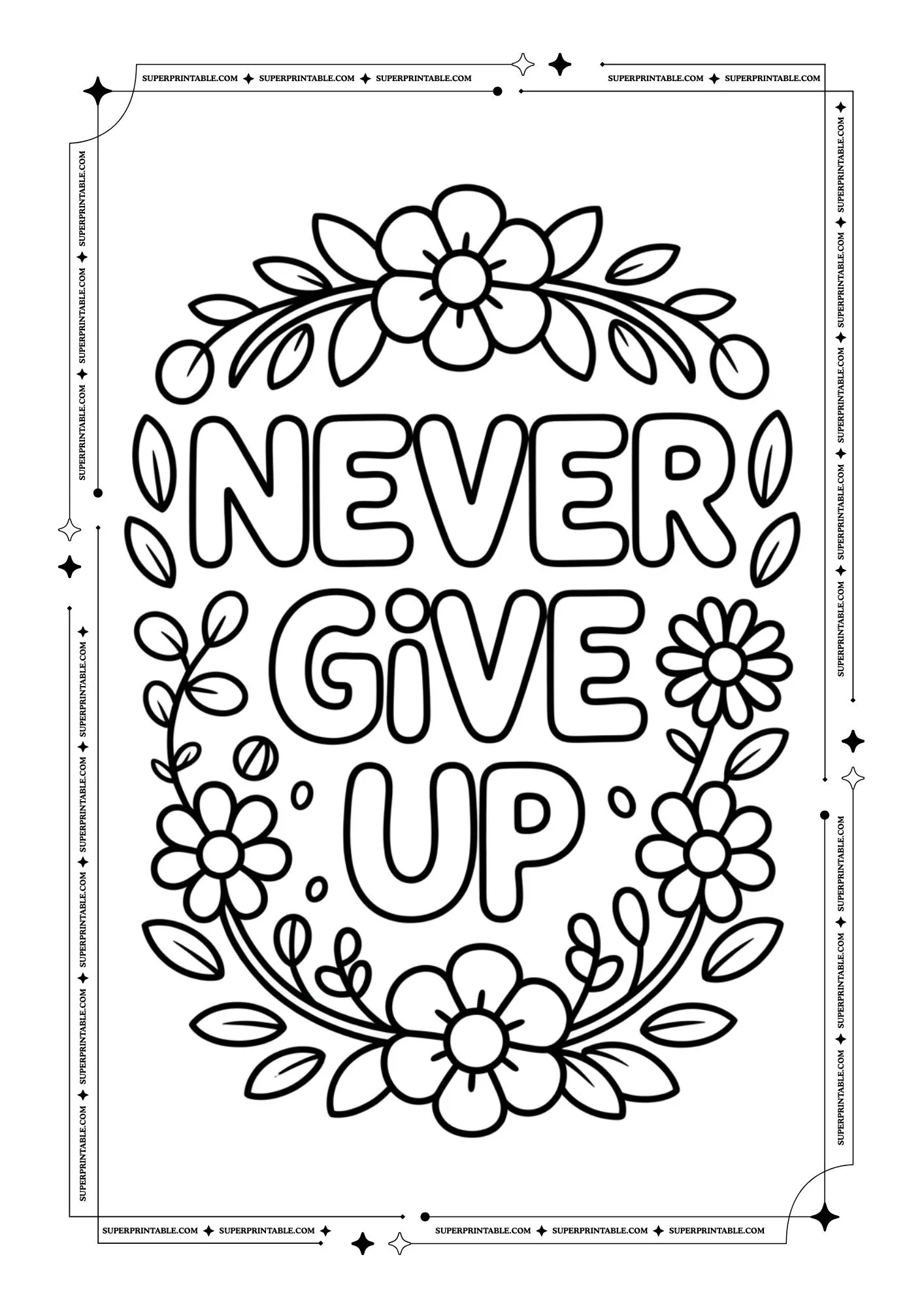 Positive Coloring Pages 12