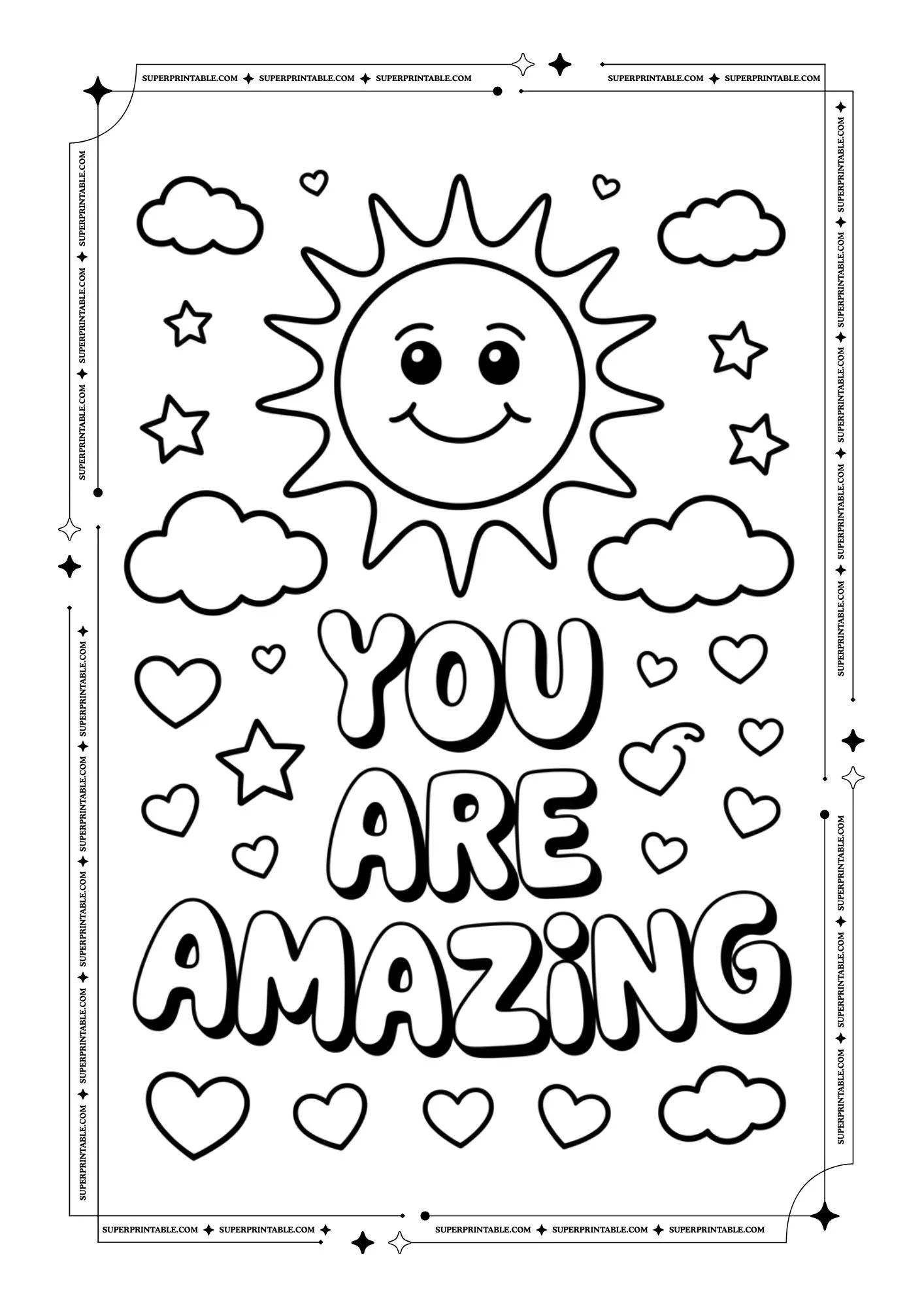 Positive Coloring Pages 4