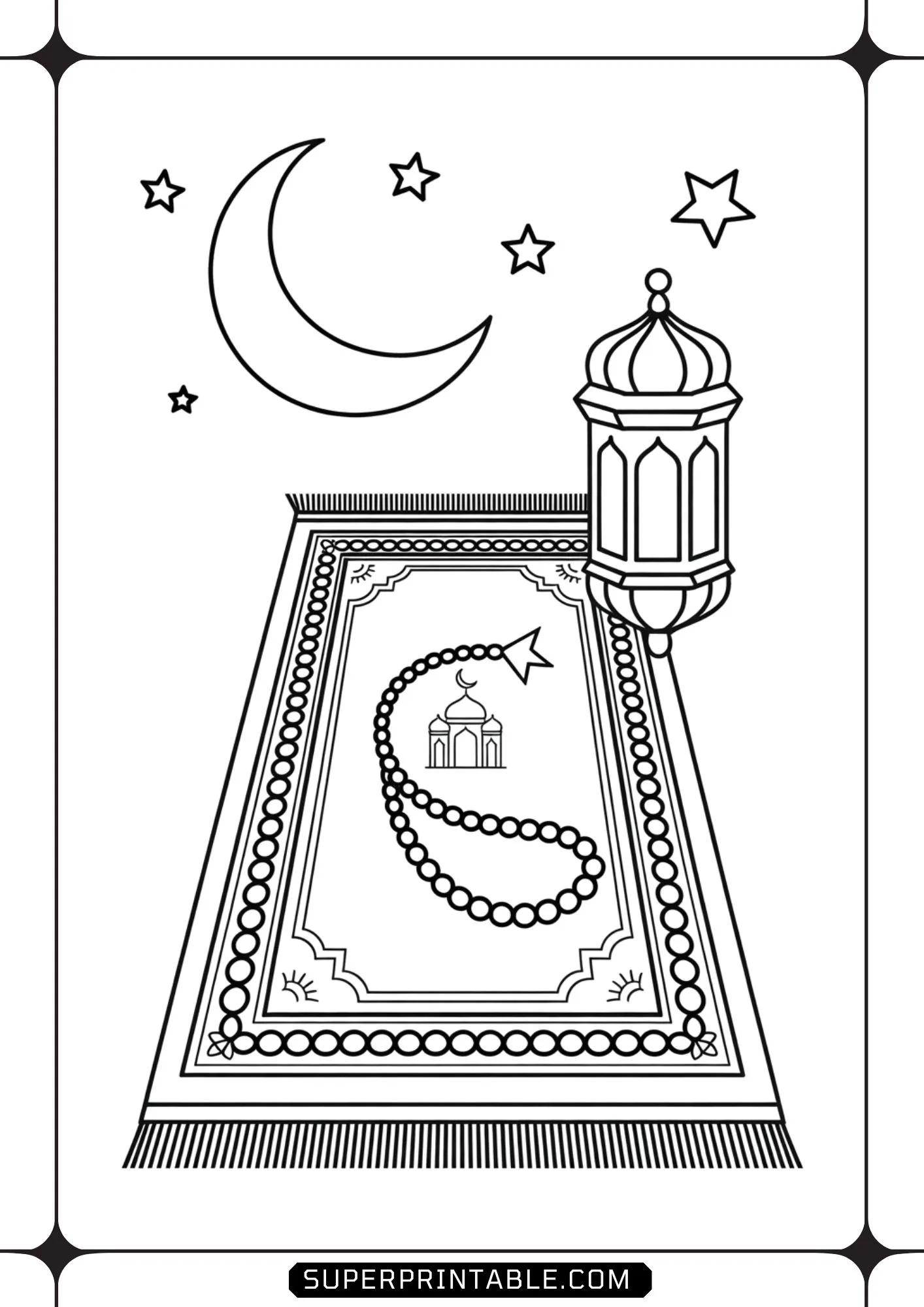 Ramadan Kareem Coloring Pages 02