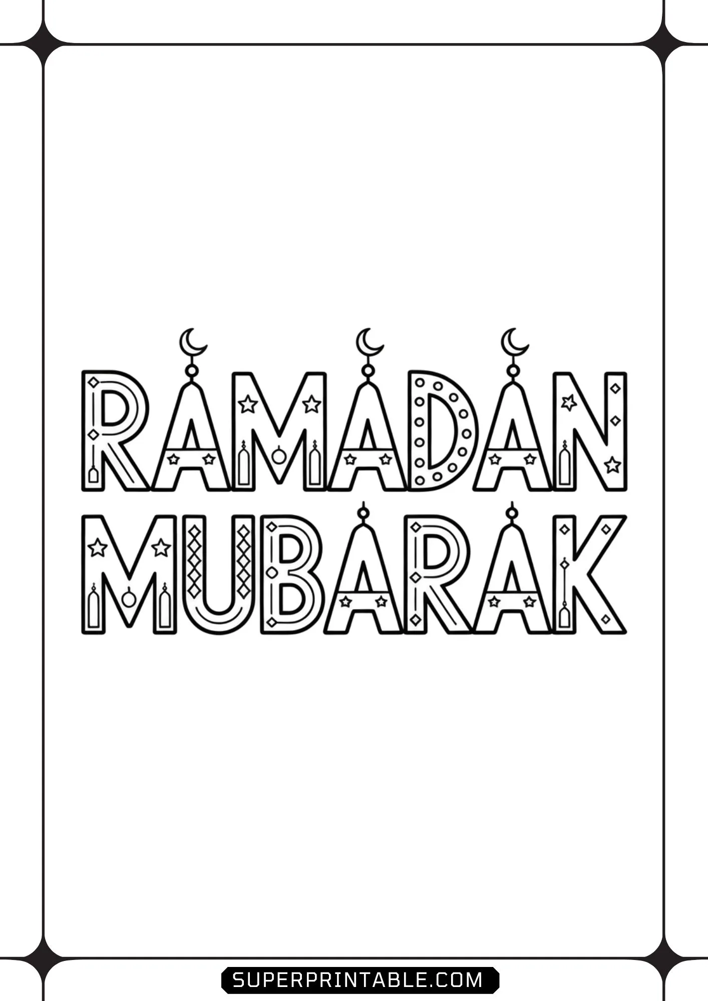 Ramadan Kareem Coloring Pages 05