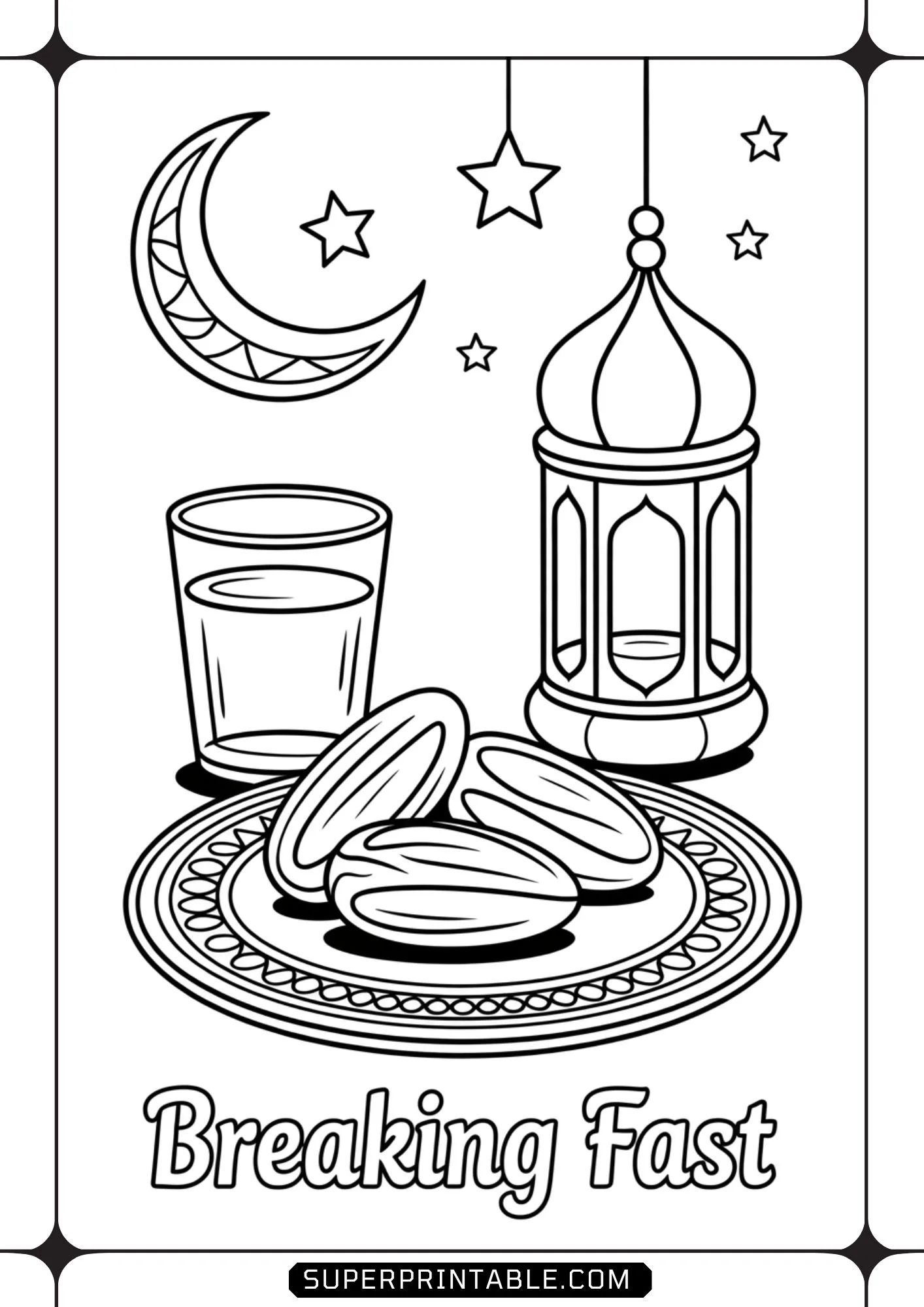 Ramadan Kareem Coloring Pages 07