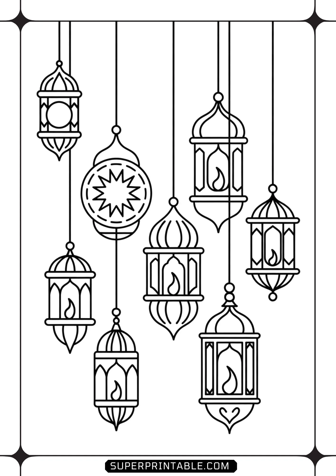 Ramadan Kareem Coloring Pages 09