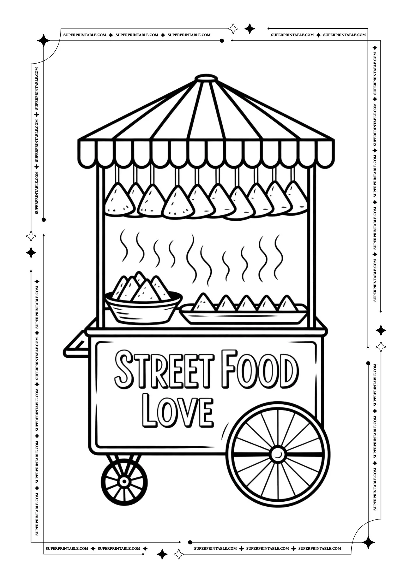 Samosa Coloring Pages 5