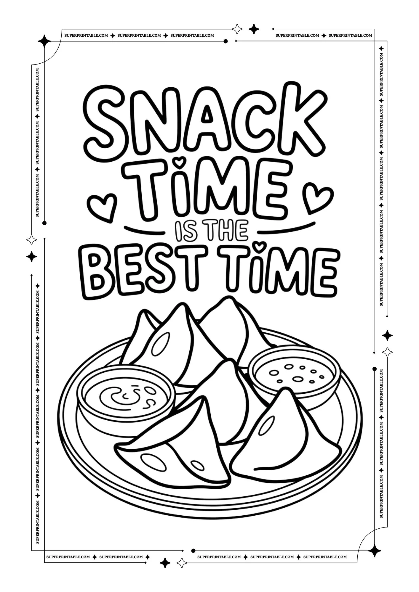 Samosa Coloring Pages 7