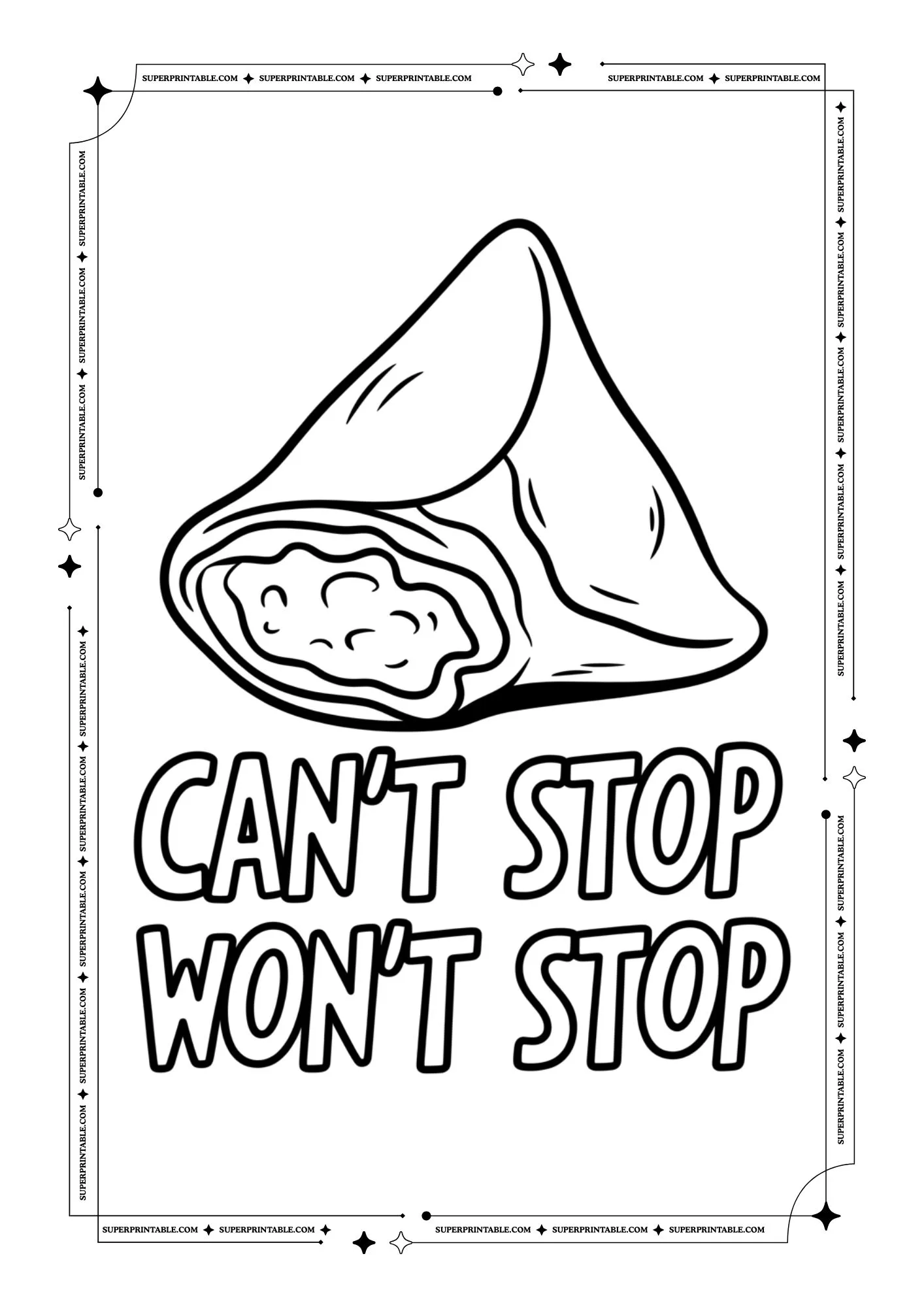 Samosa Coloring Pages 8