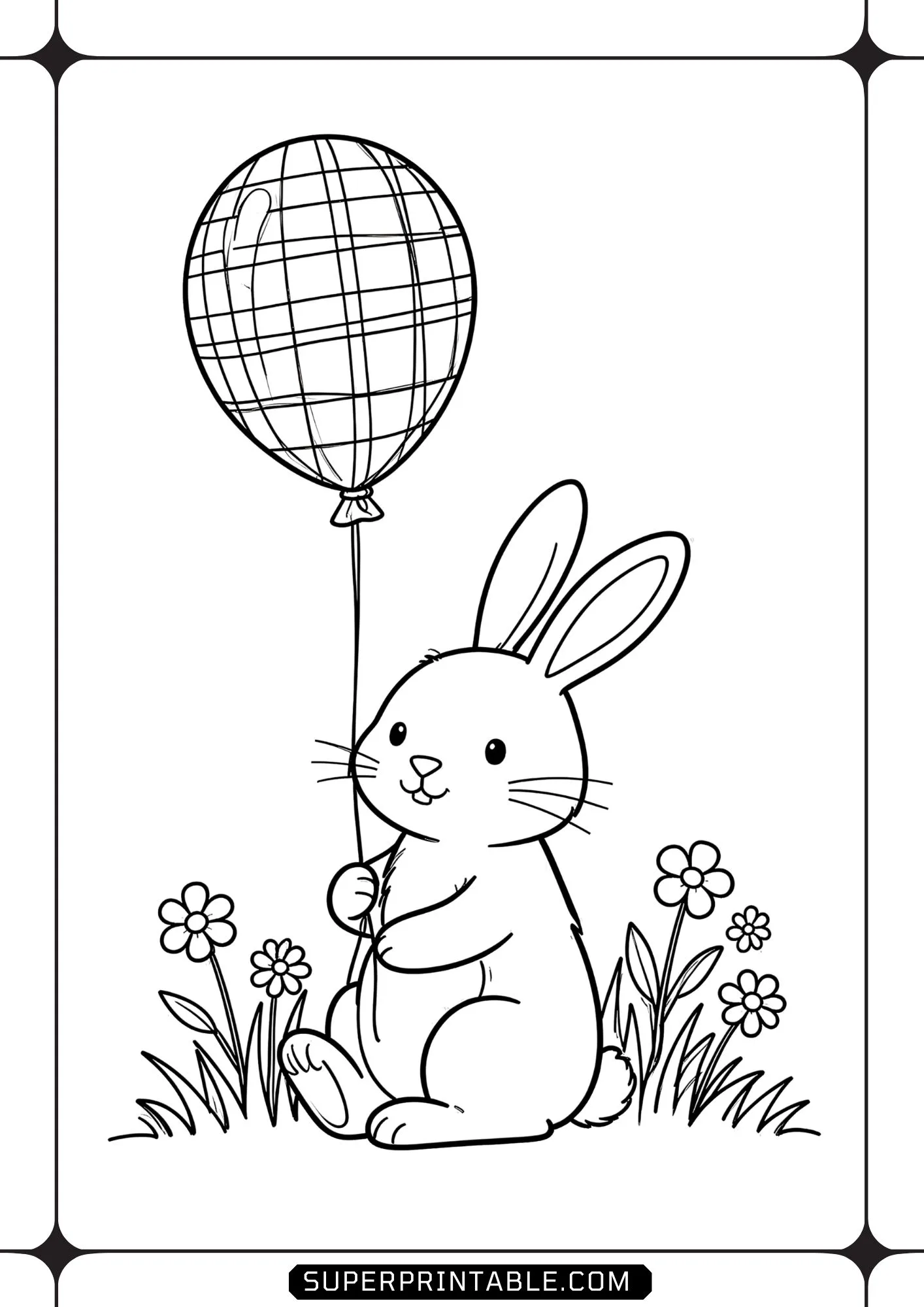 Spring Gingham Treasures Coloring Pages 10