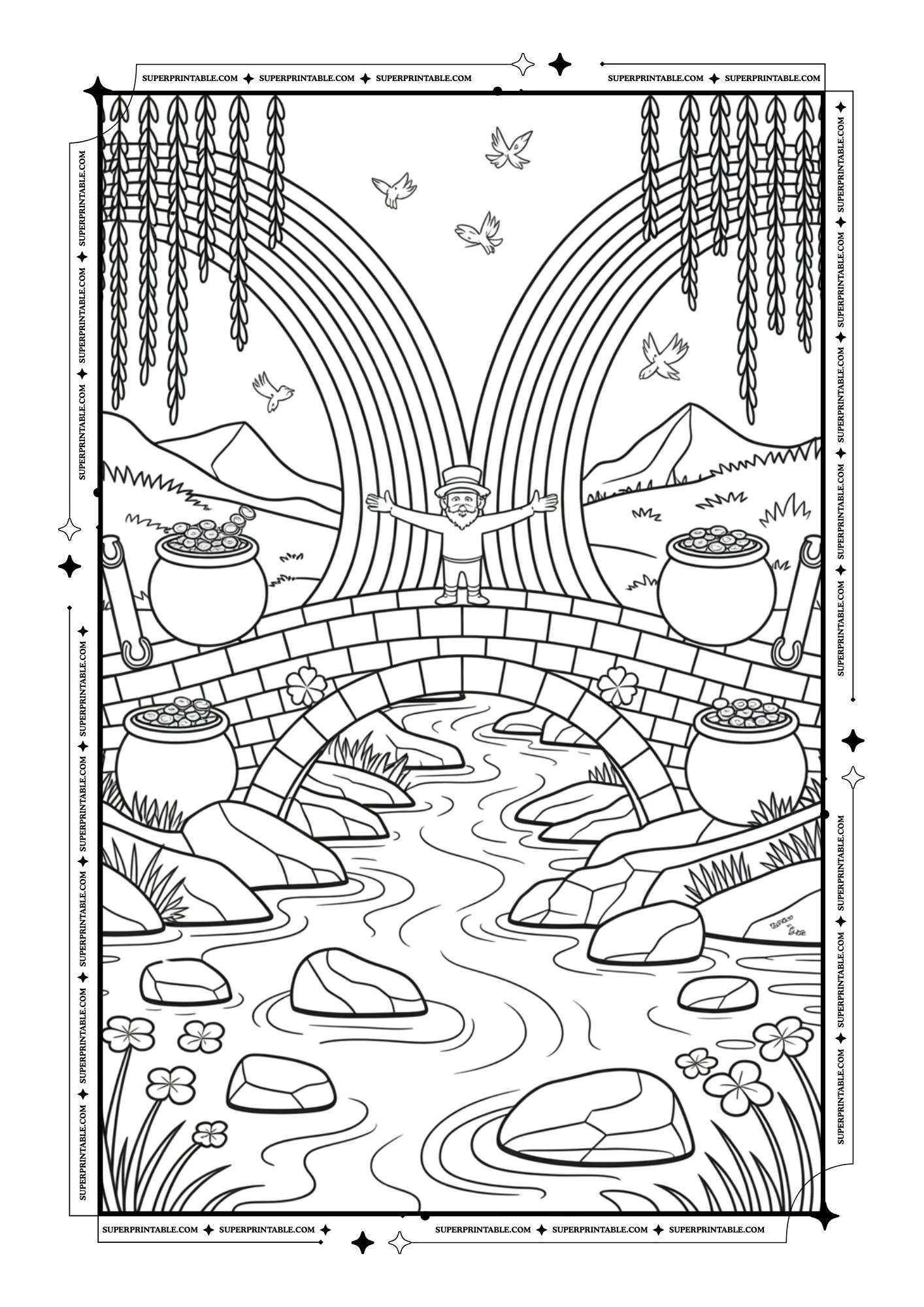St. Patrick's Day Coloring For Adults 2