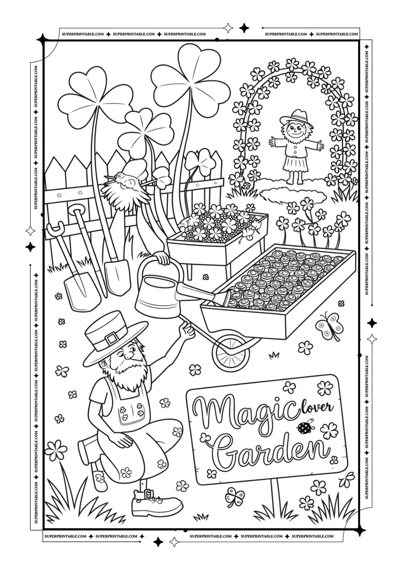 St. Patrick's Day Coloring For Adults 3