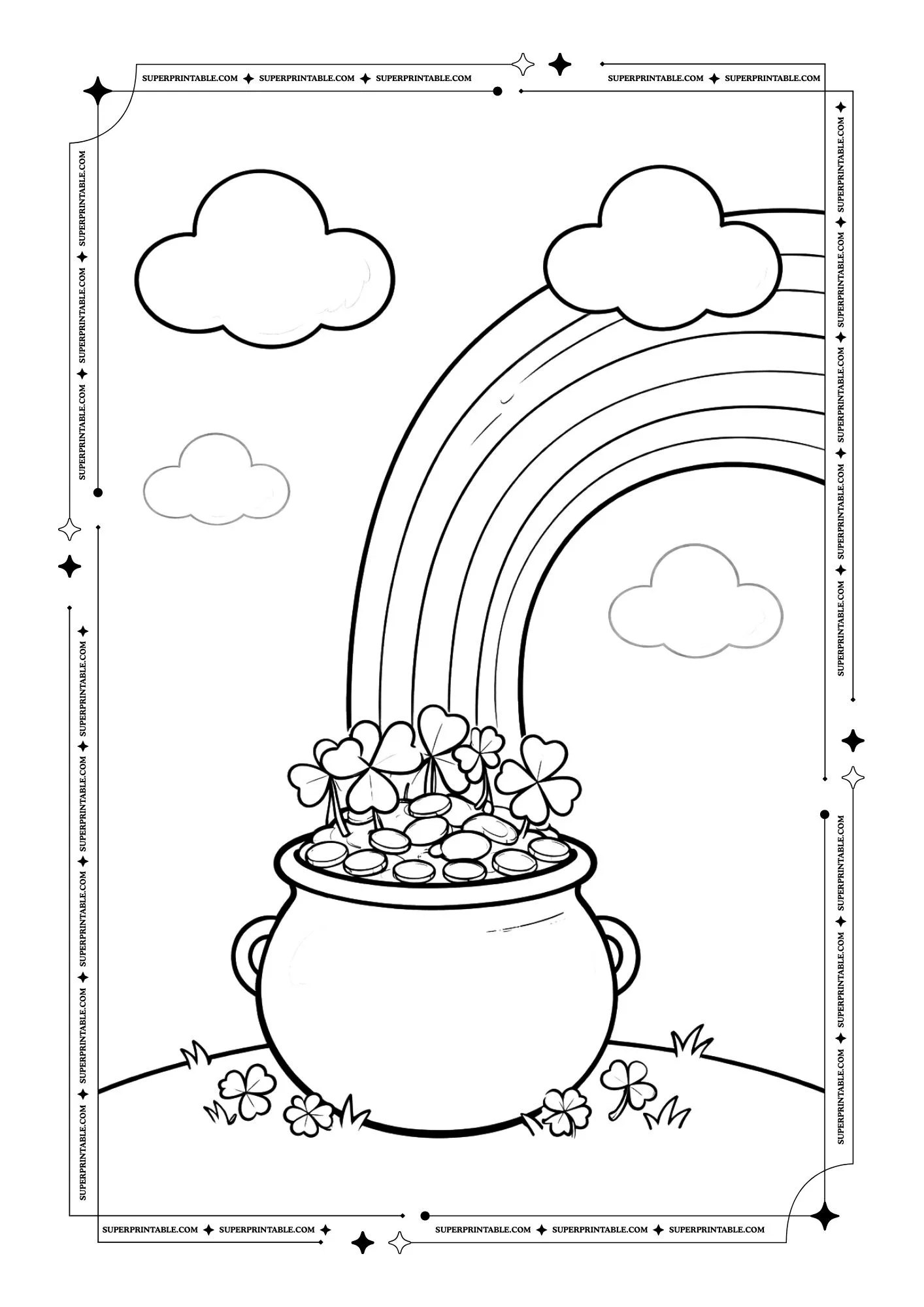 St. Patrick's Day Coloring For Kids 10