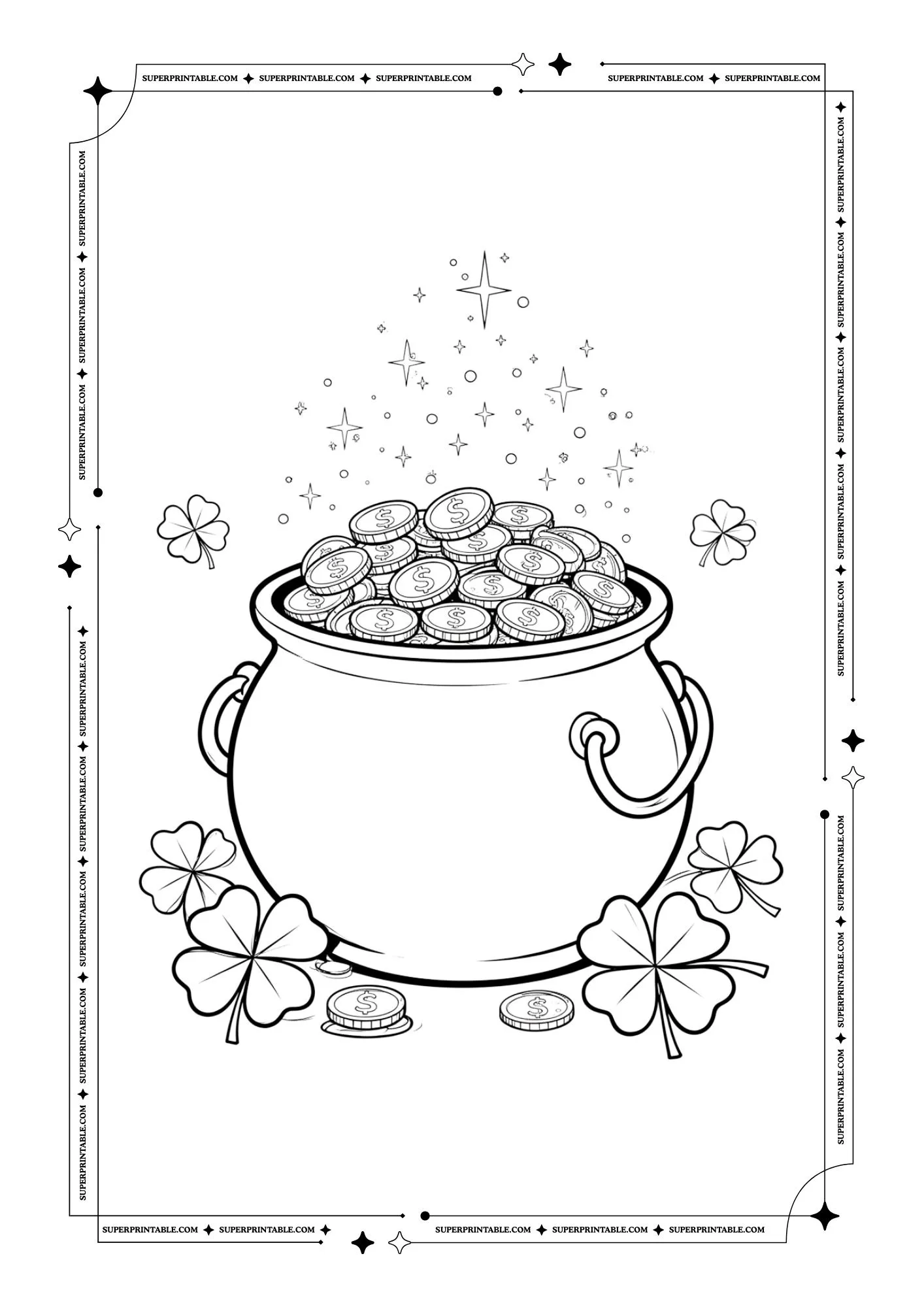 St. Patrick's Day Coloring For Kids 11