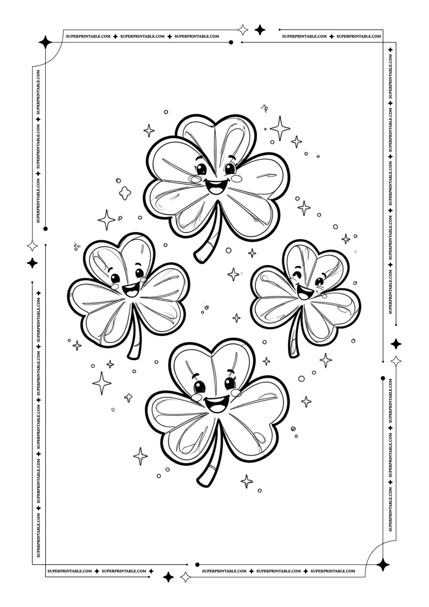 St. Patrick's Day Coloring For Kids 4