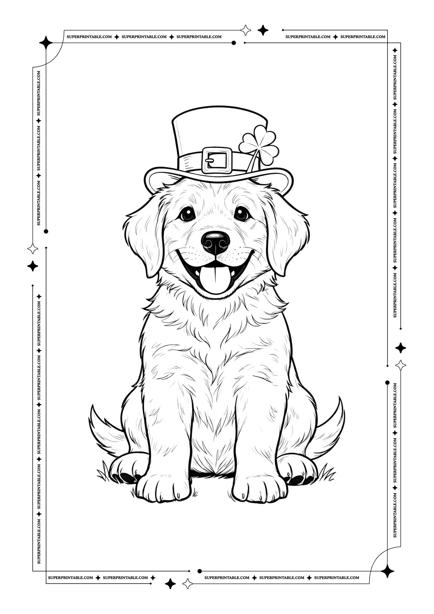 St. Patrick's Day Coloring For Kids 9