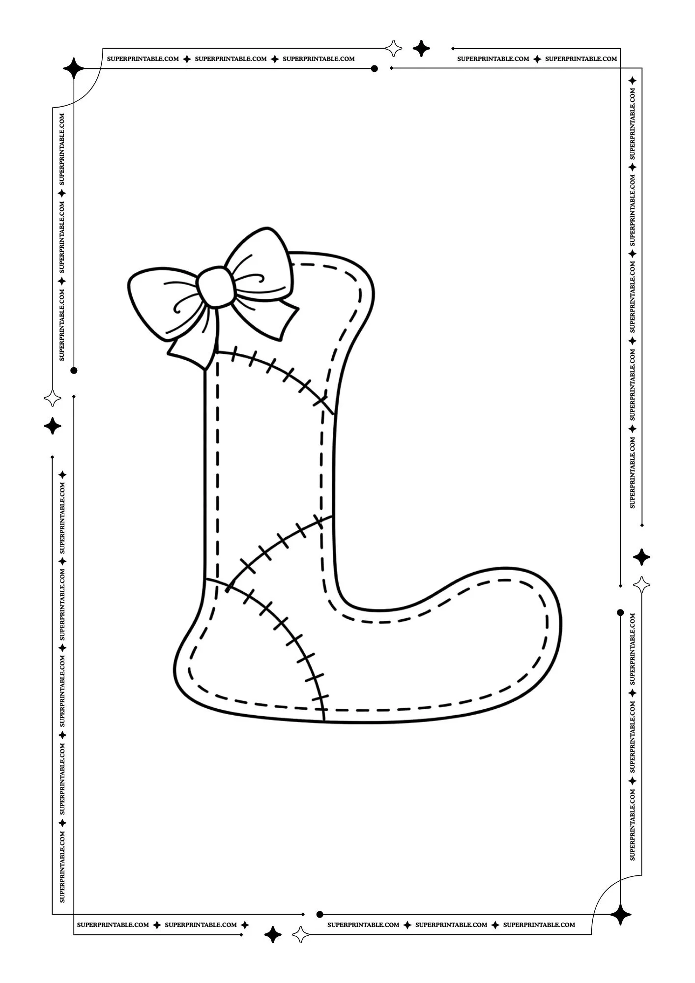 Sweet Stitches ABC Coloring Set 12