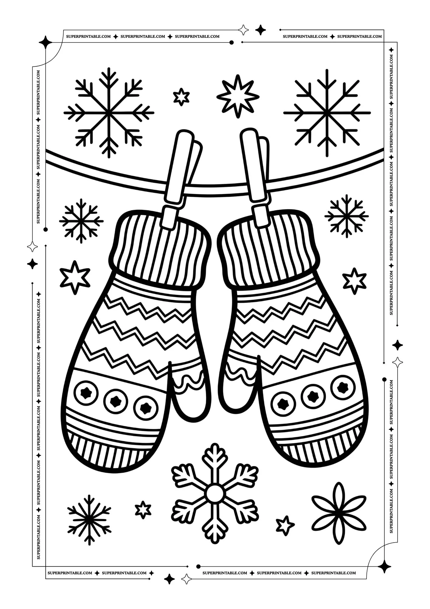 The Dreamland Winter Coloring Pages 5