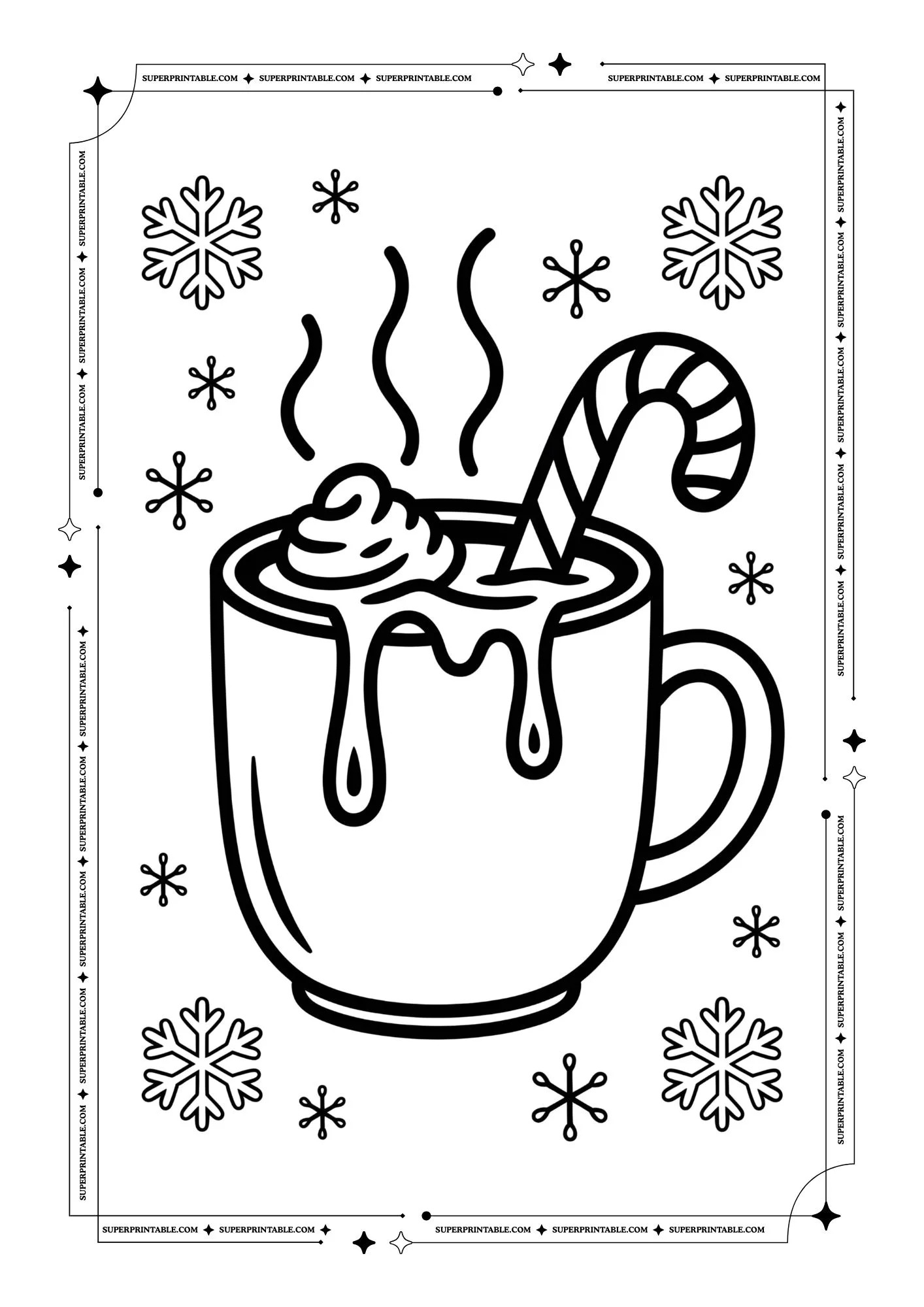 The Dreamland Winter Coloring Pages 9