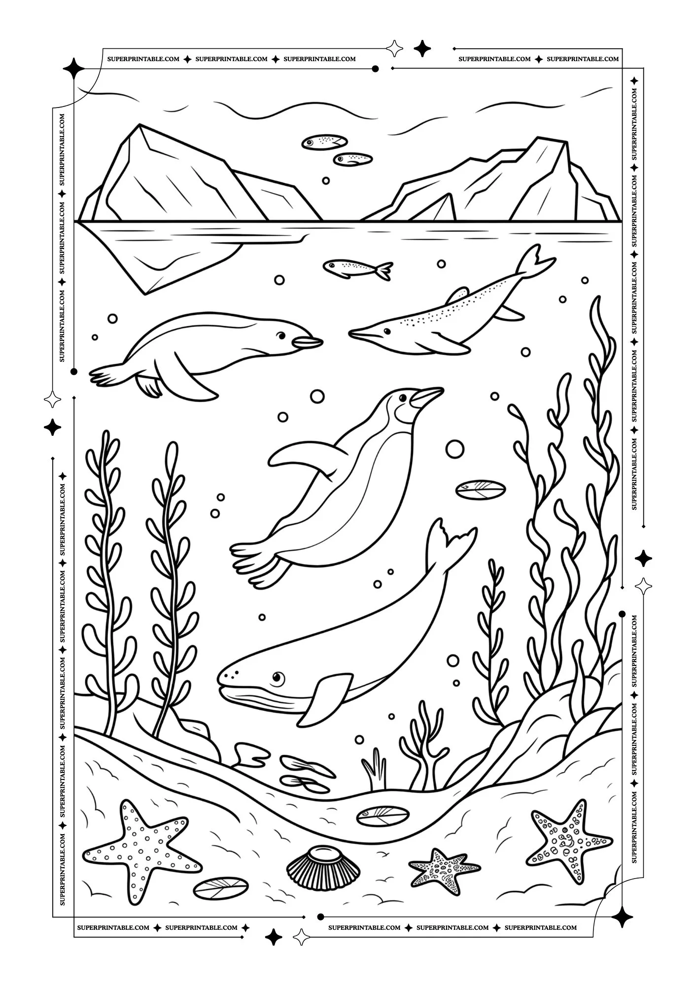 Underwater Life Coloring Pages 5