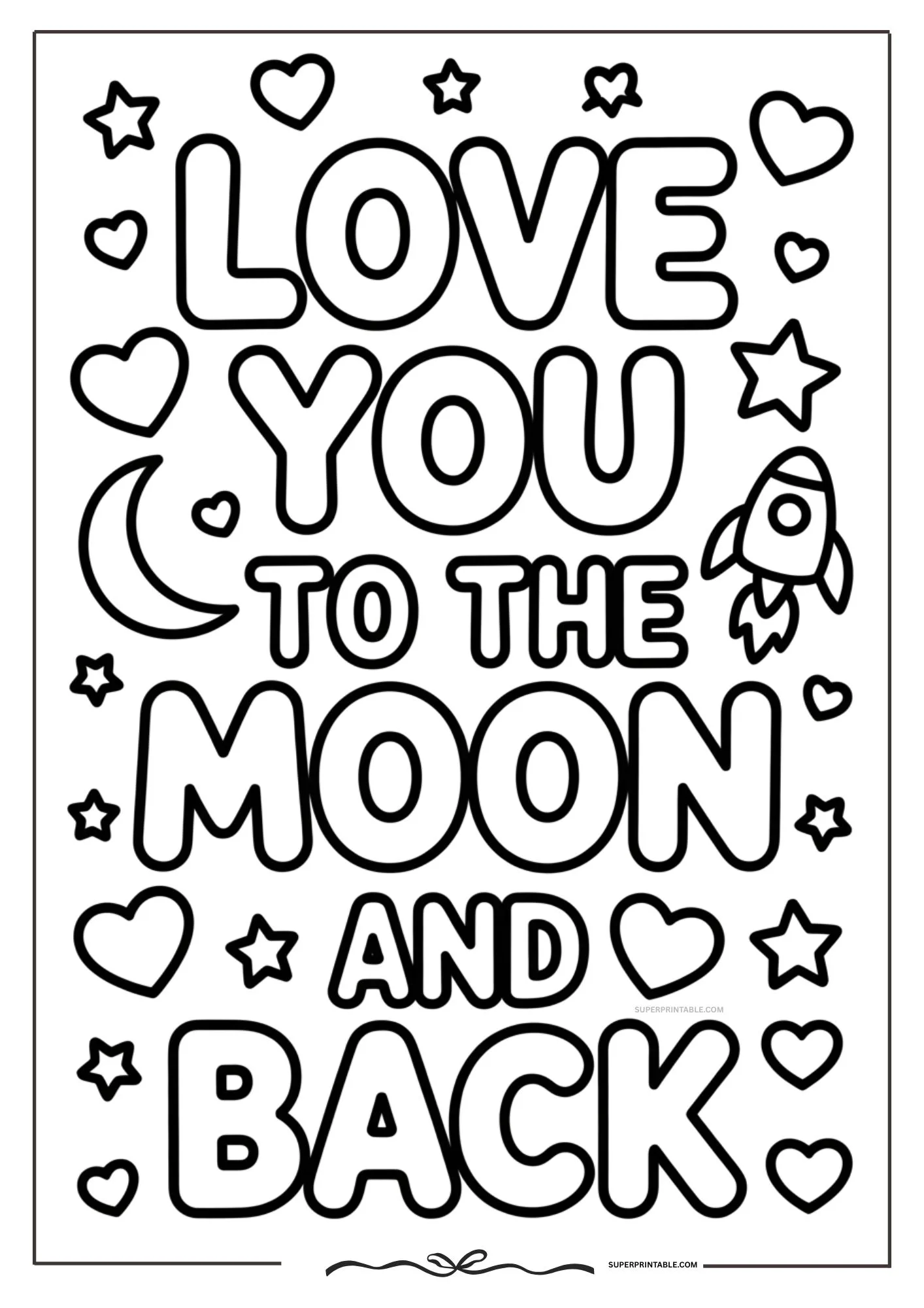 Valentine's Day Coloring Pages 1