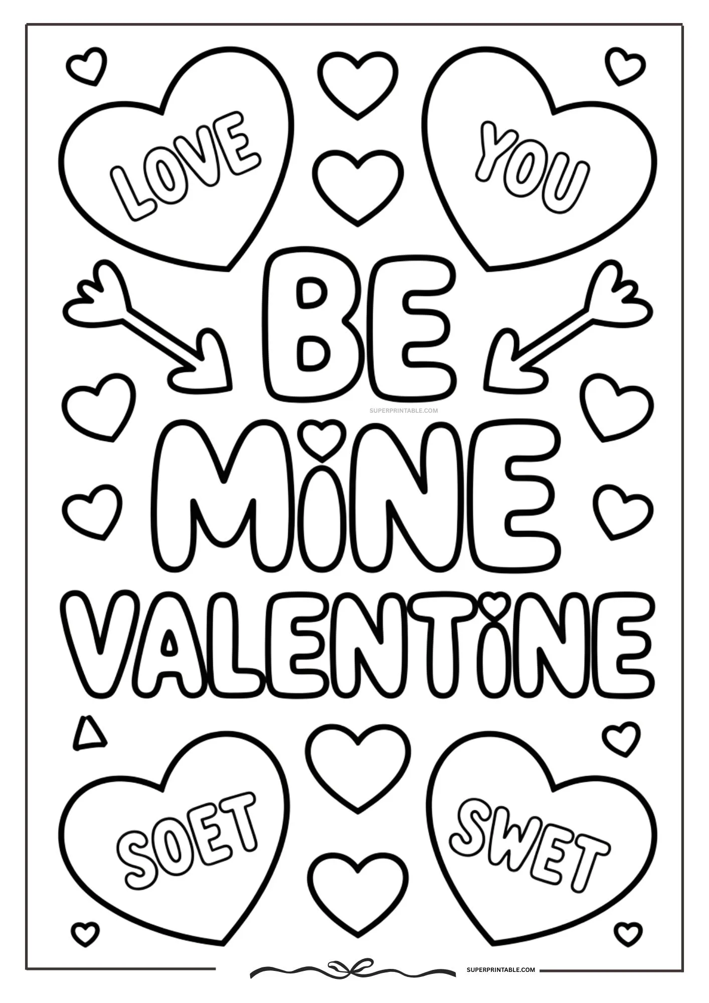 Valentine's Day Coloring Pages 6