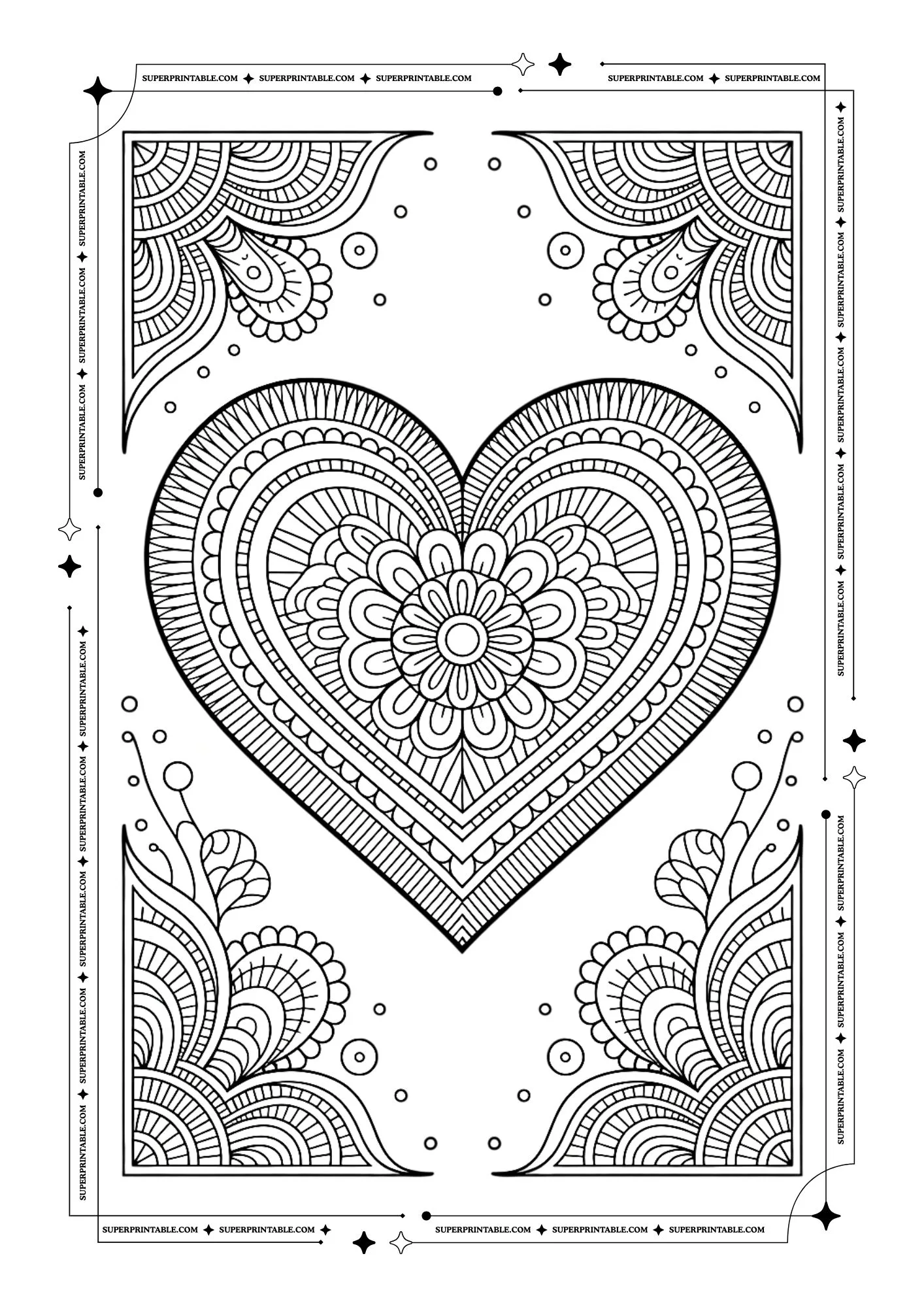 Valentines Day Coloring Pages For Adults 10