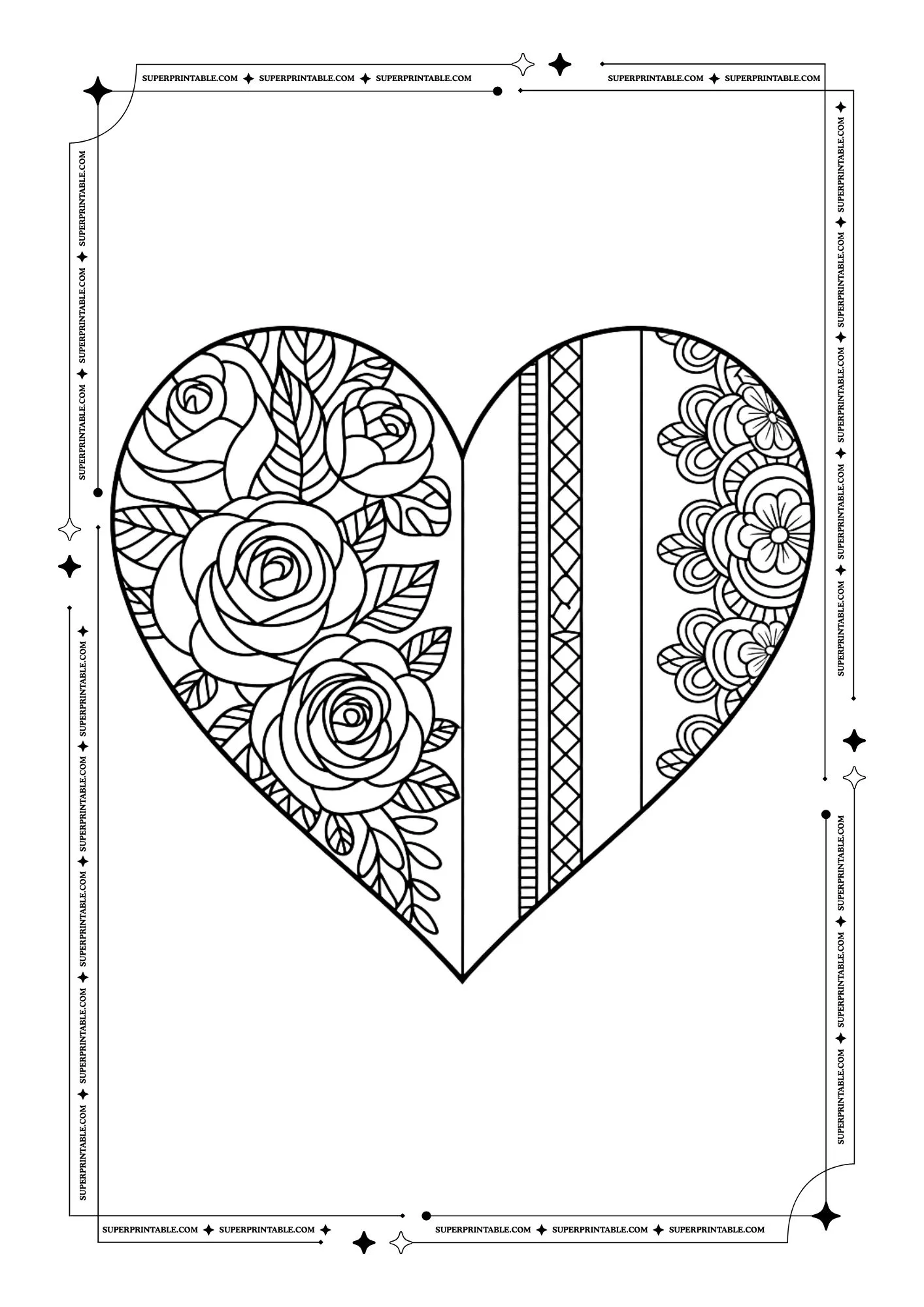 Valentines Day Coloring Pages For Adults 7