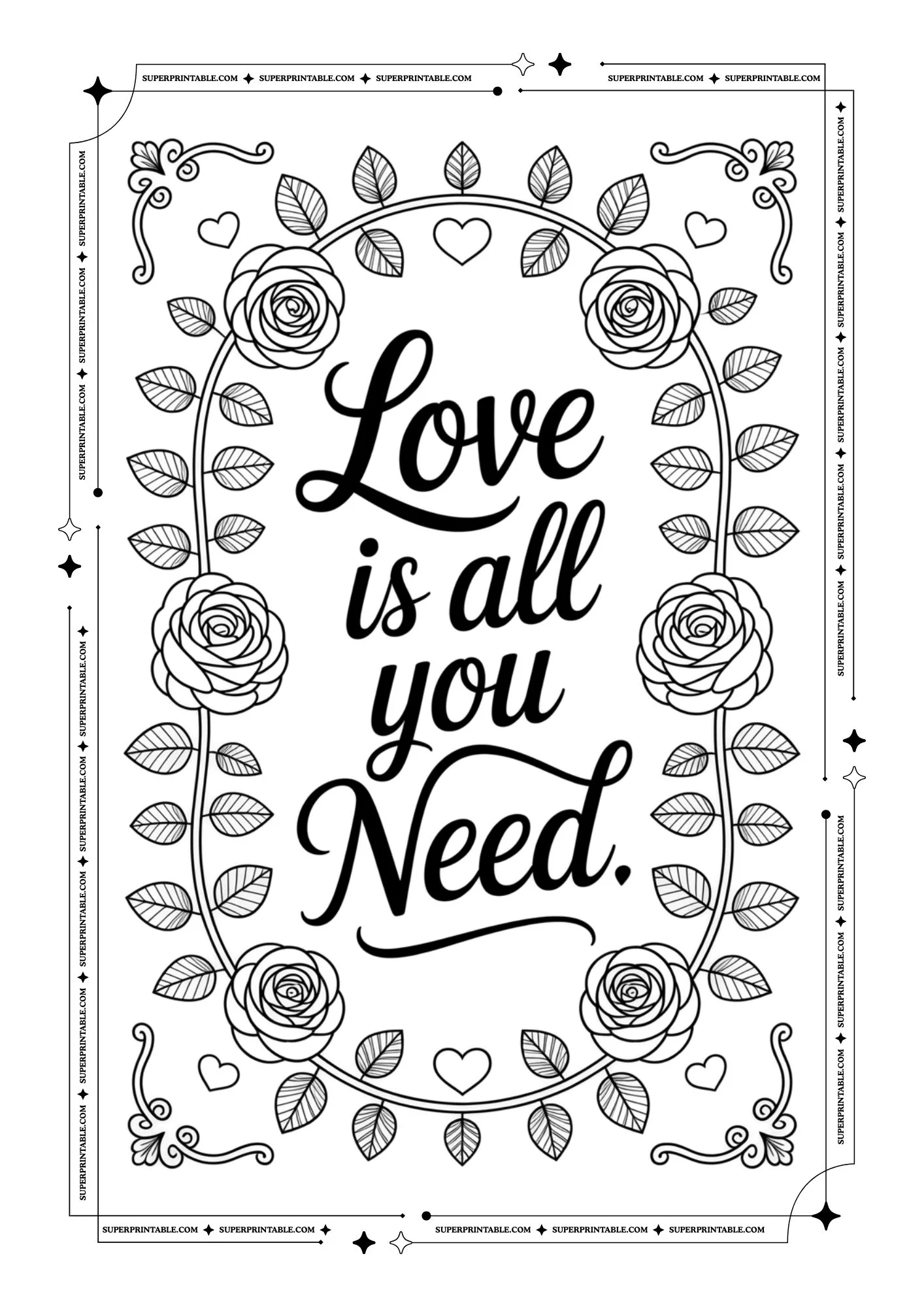 Valentines Day Coloring Pages For Adults 8