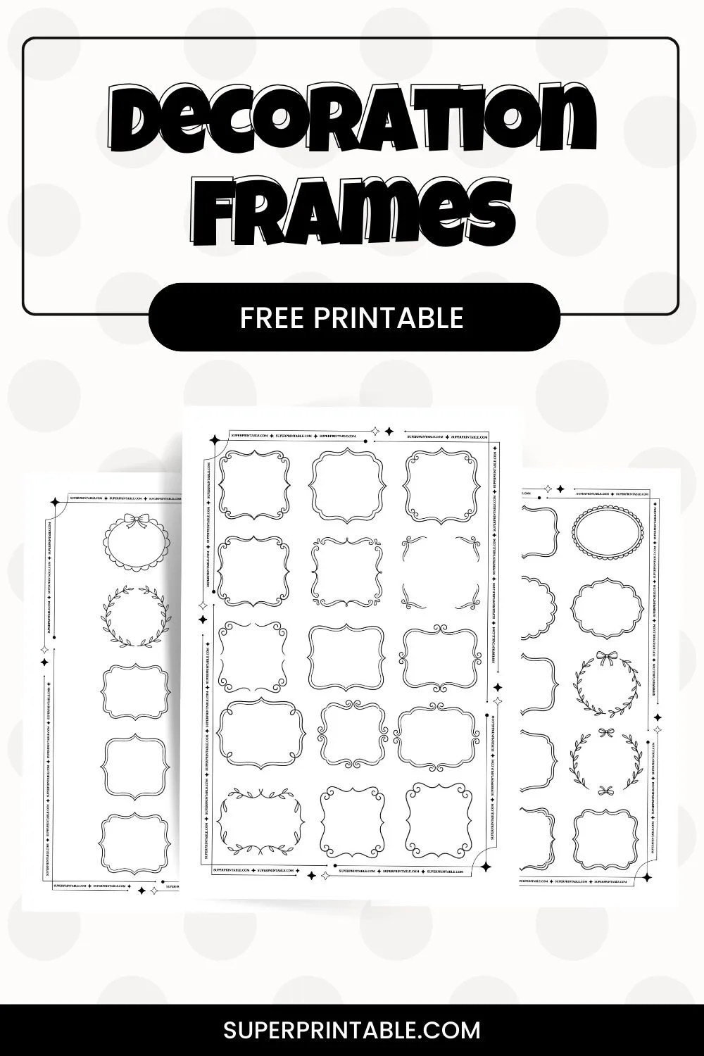 40 Decoration Frames Pinterest Image