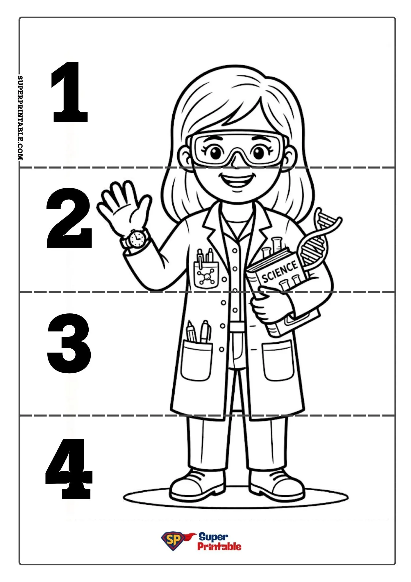 Community Helpers Sequencing Puzzle 1