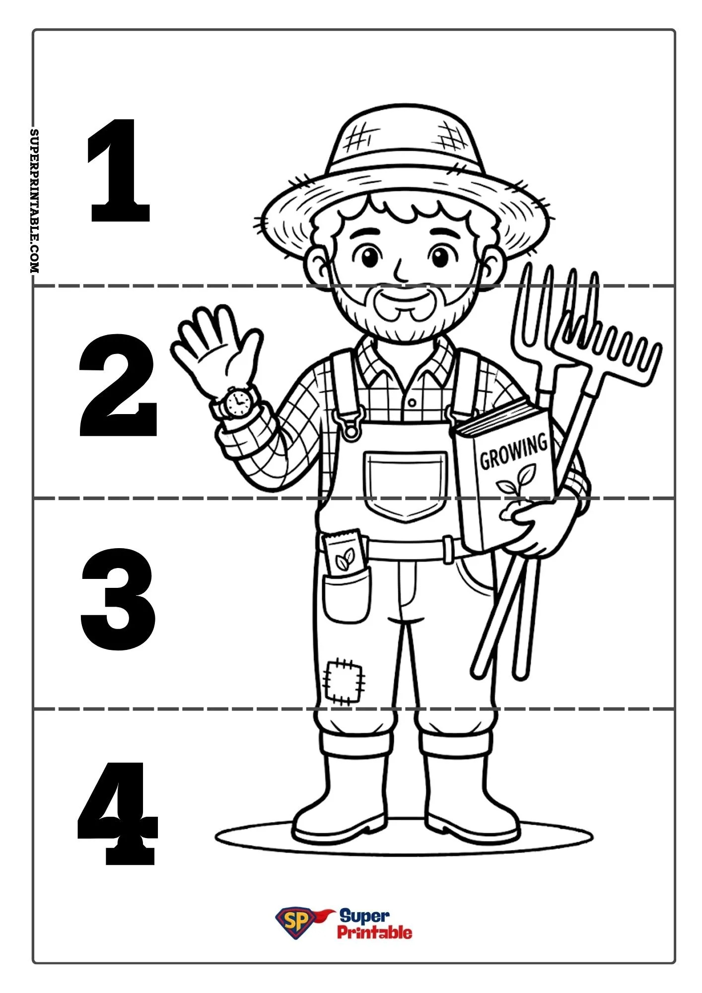 Community Helpers Sequencing Puzzle 3